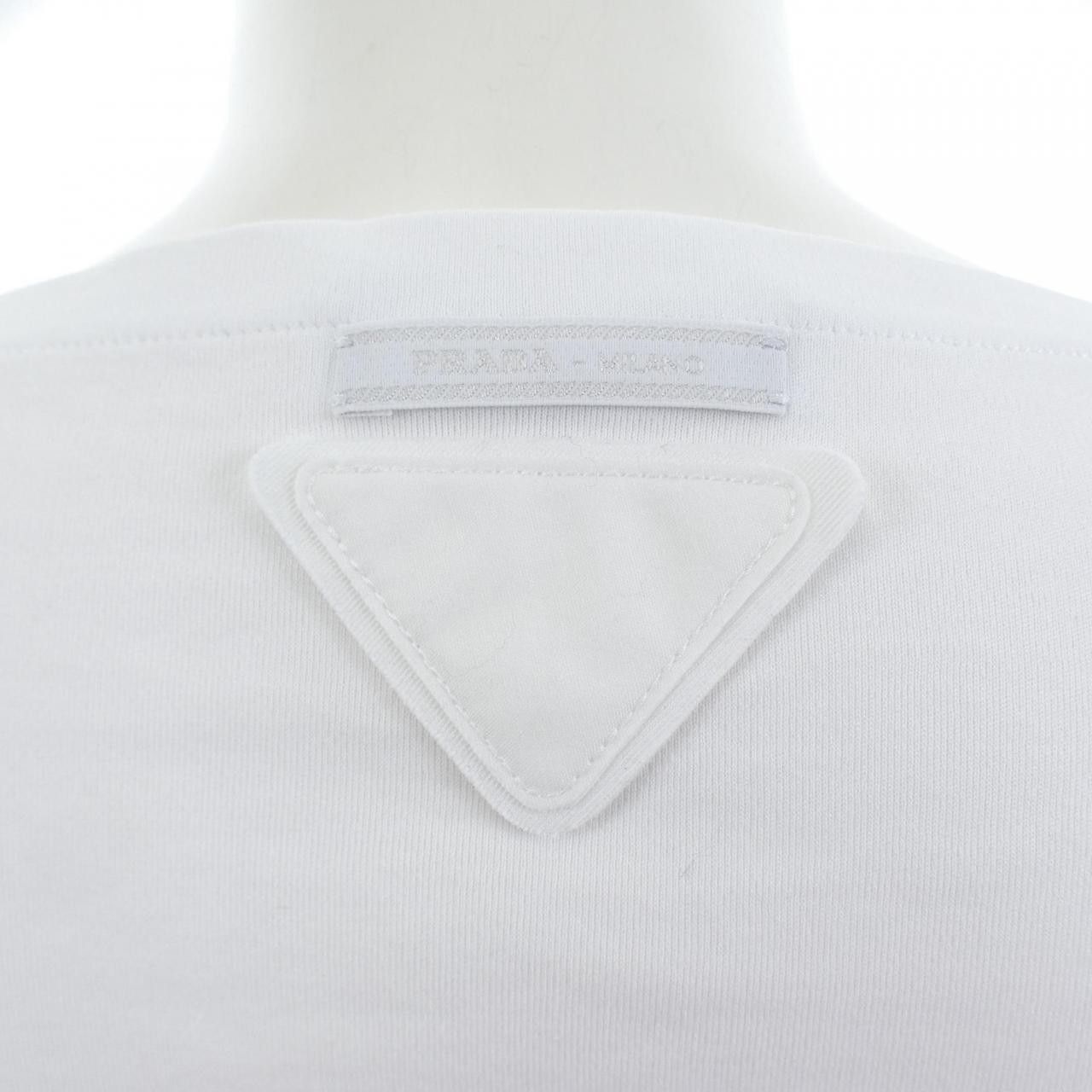 Prada Prada Prada Cotton T Shirt Textile T-Shirts UJN814 S221 240 DUTY FREE for USA Size ONE SIZE - 7 Thumbnail