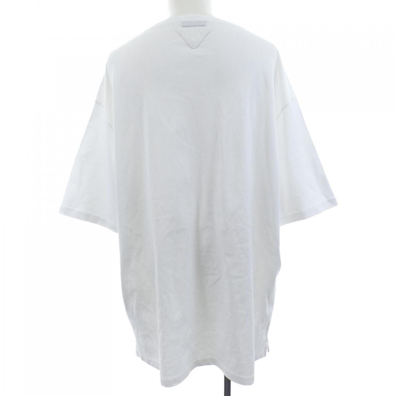Prada Prada Prada Cotton T Shirt Textile T-Shirts UJN814 S221 240 DUTY FREE for USA Size ONE SIZE - 2 Thumbnail