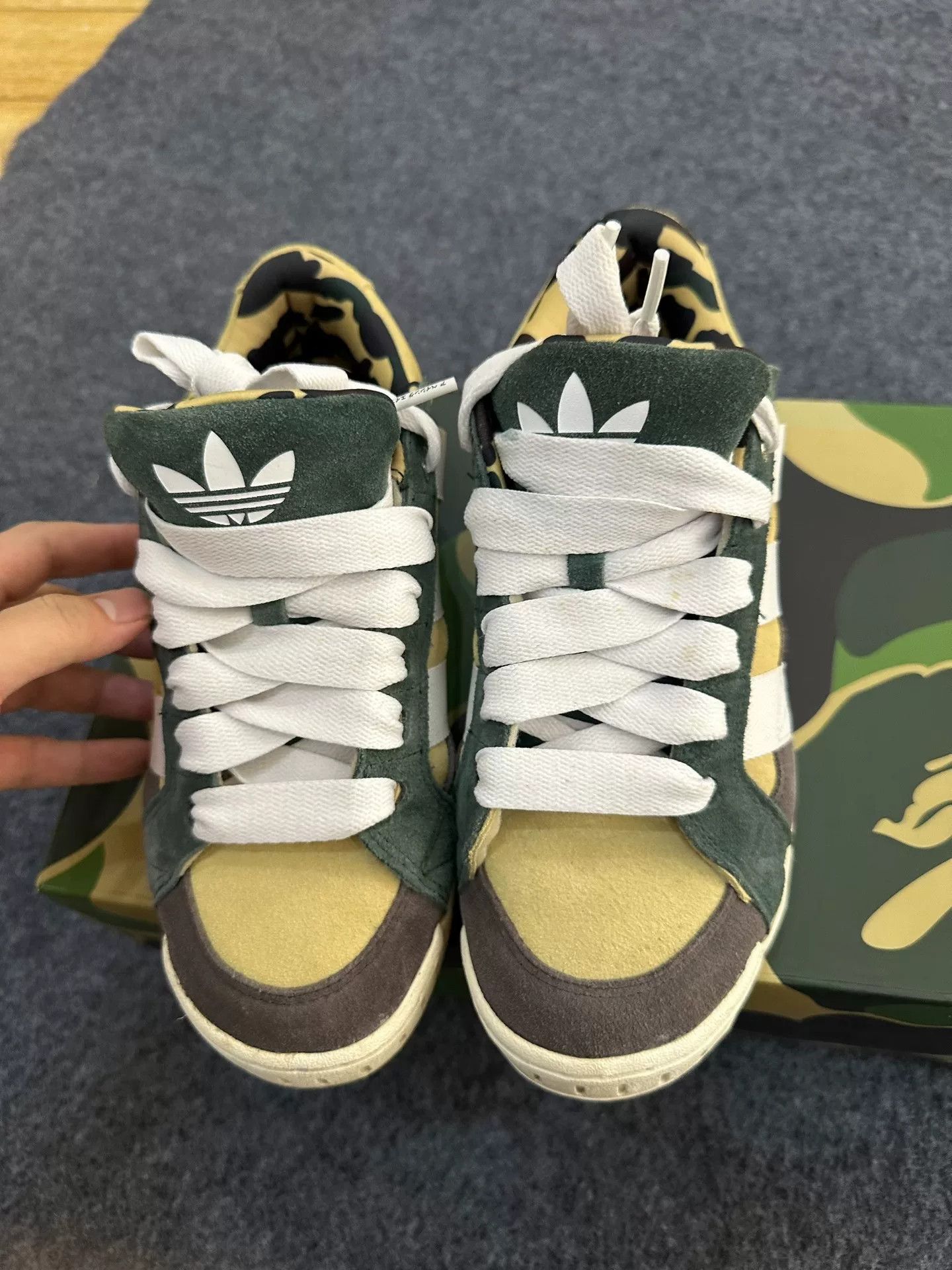 Adidas × Bape Bape Multi Shark Collab Designer Size US 11 / EU 44 - 2 Thumbnail