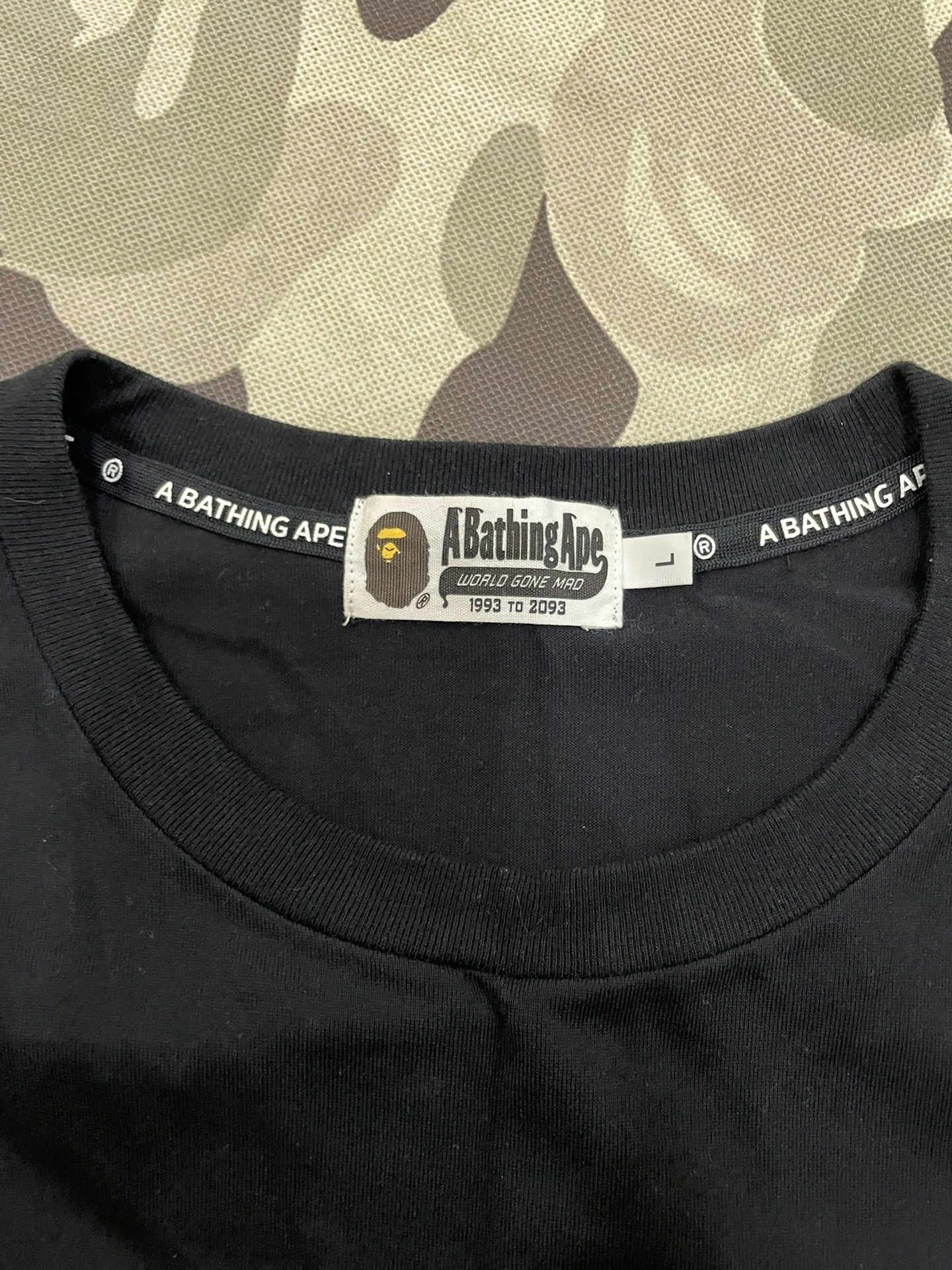 Bape Bape T Multi Shark Long Sleeve Tee Size US L / EU 52-54 / 3 - 4 Thumbnail