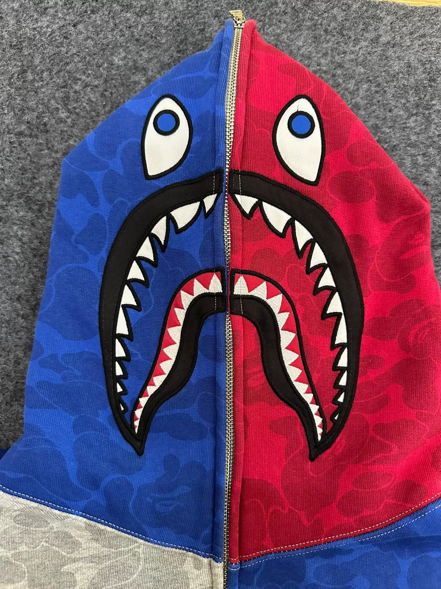 Bape Bape Ru E Multi Shark Sweatshirt Size US XL / EU 56 / 4 - 3 Thumbnail