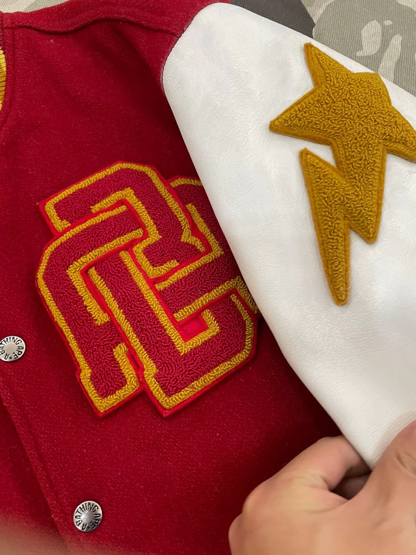 Bape Bape Nigo Red Shark Jacket Outerwear Size US M / EU 48-50 / 2 - 3 Thumbnail