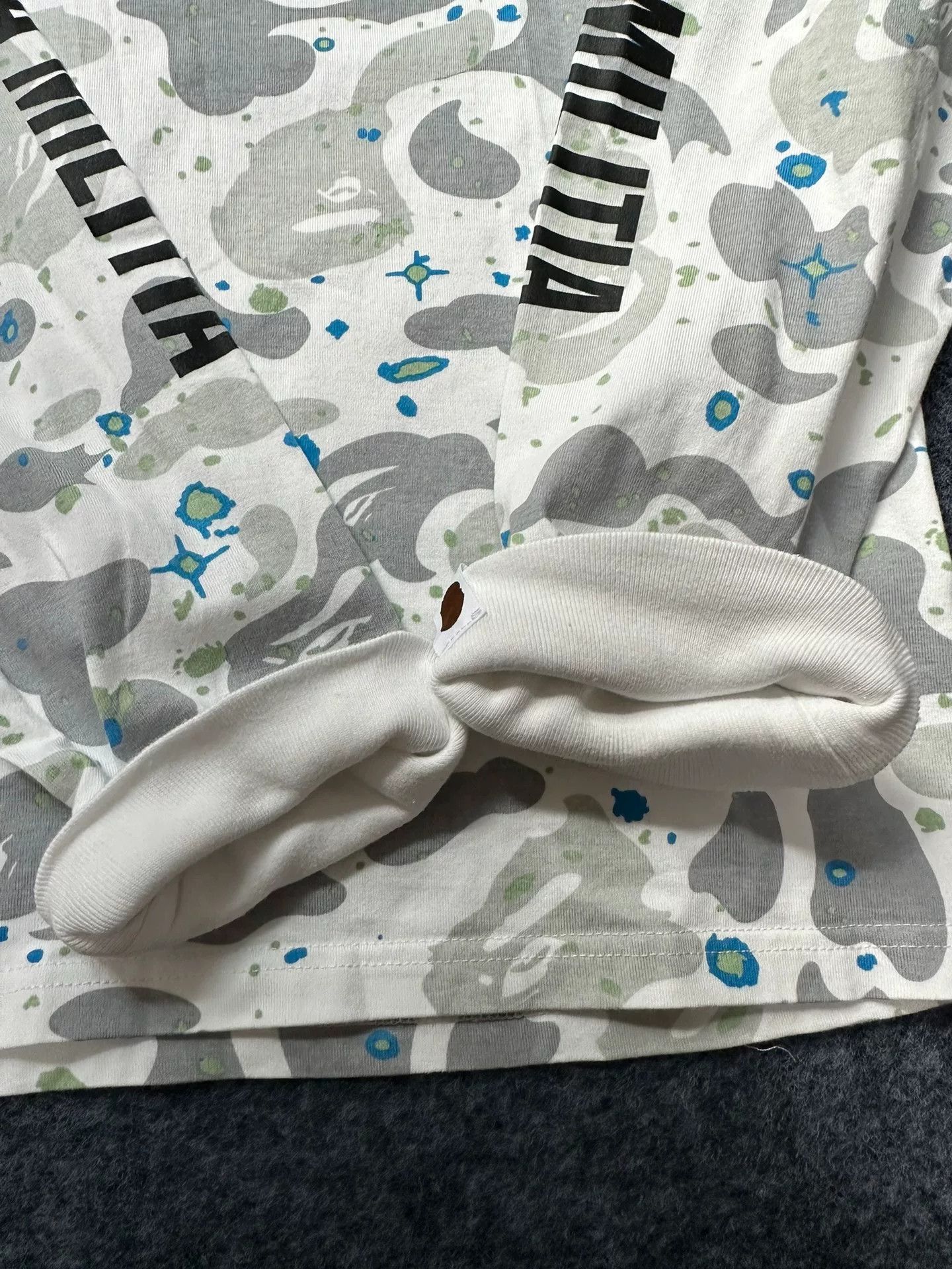 Bape Bape T Multi Glow Long Sleeve Tee Size US M / EU 48-50 / 2 - 3 Thumbnail