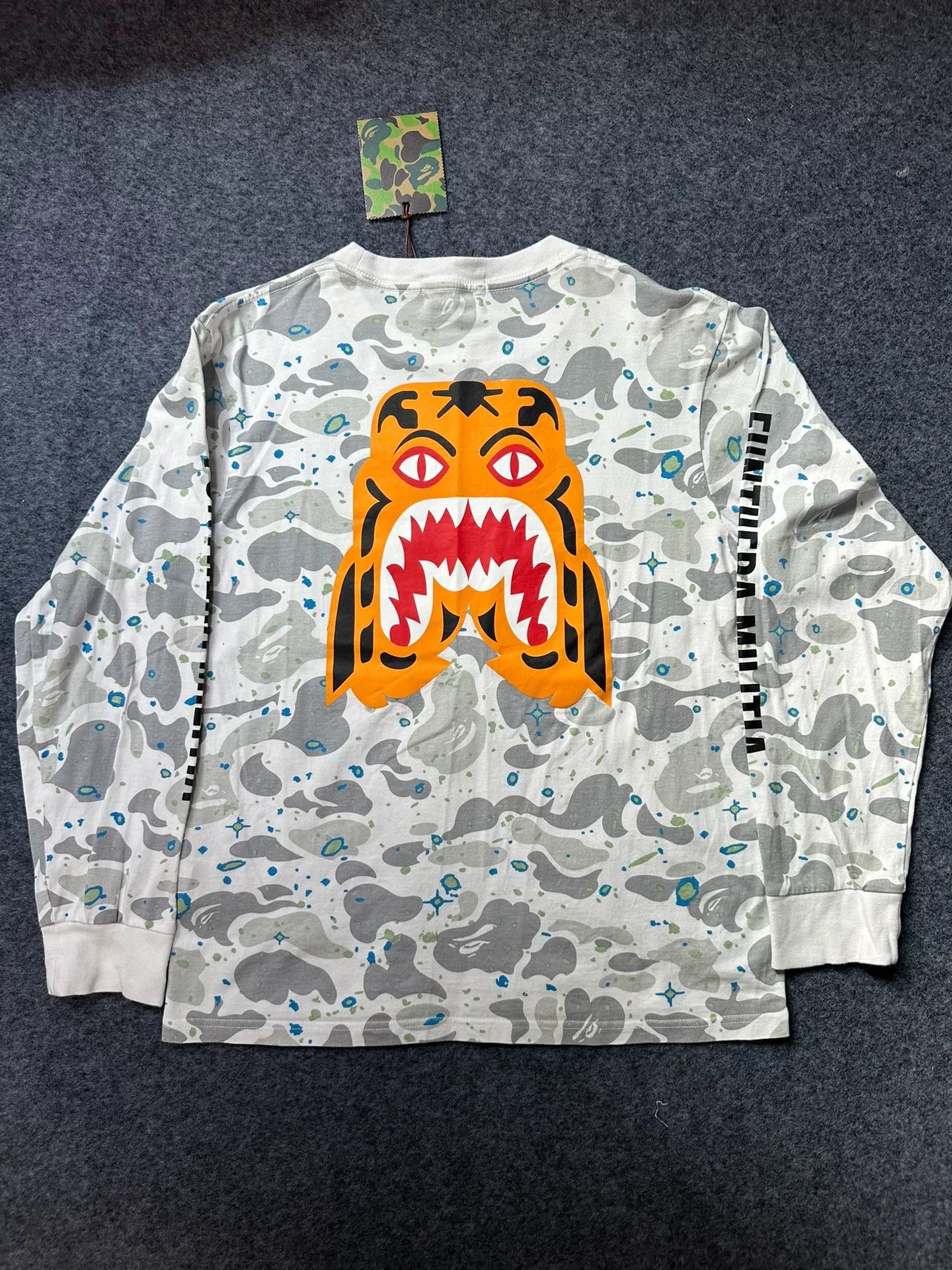 Bape Bape T Multi Glow Long Sleeve Tee Size US M / EU 48-50 / 2 - 2 Thumbnail