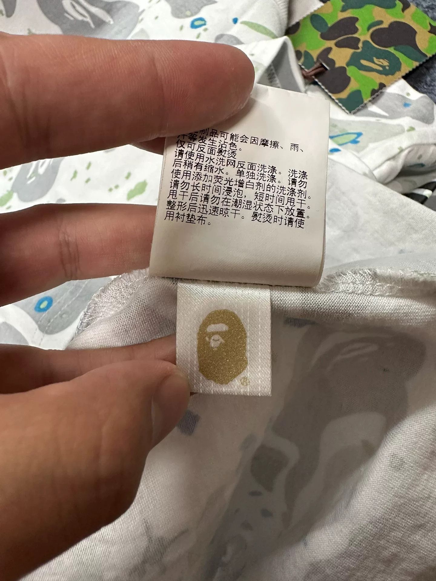 Bape Bape T Multi Glow Long Sleeve Tee Size US M / EU 48-50 / 2 - 8 Thumbnail