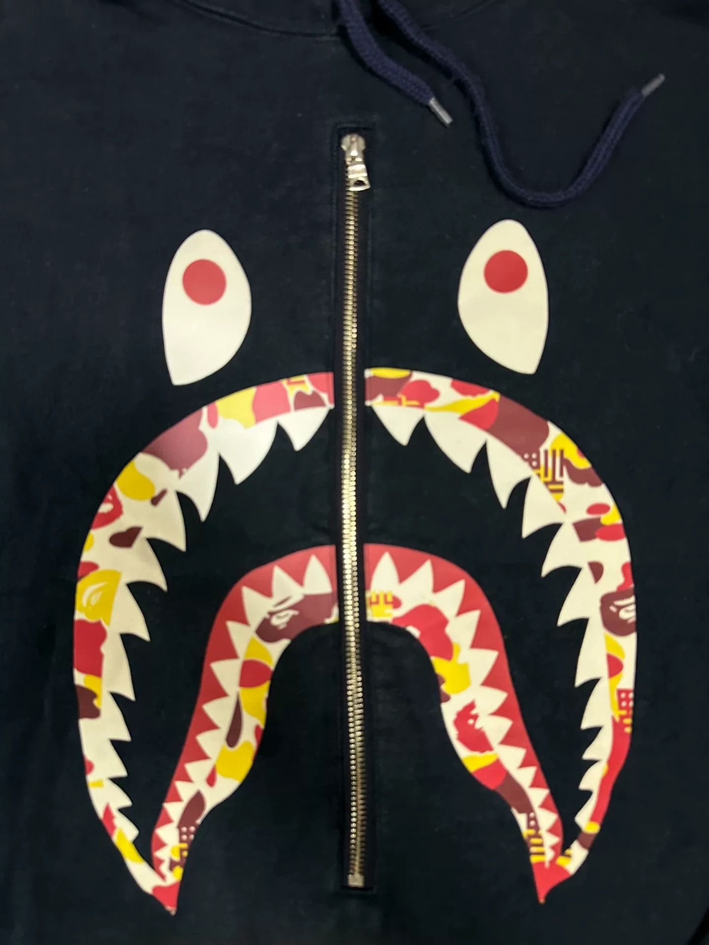Bape Bape Multi Shark Sweatshirt Pullover Size US M / EU 48-50 / 2 - 2 Thumbnail