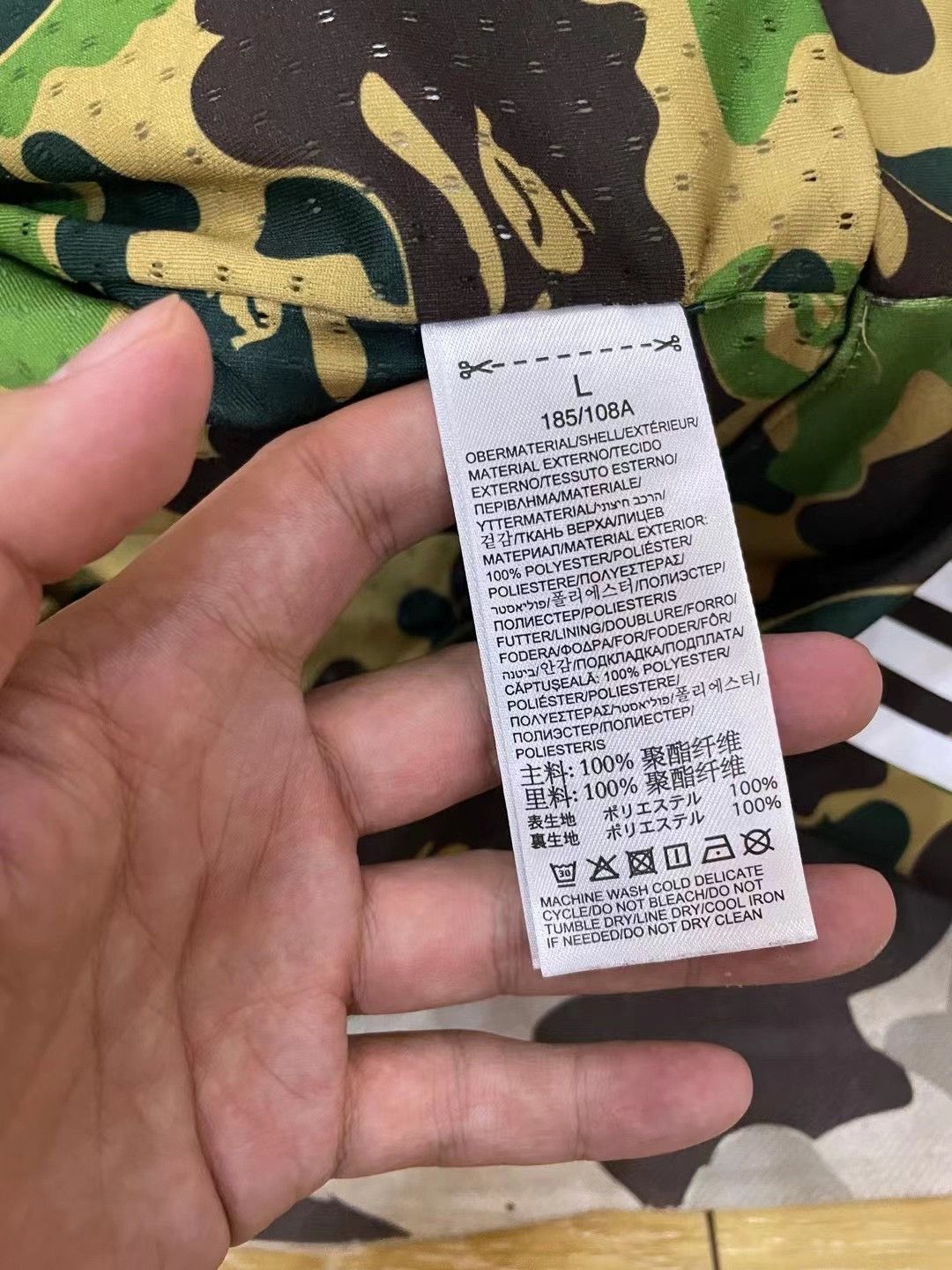 Adidas × Bape Bape Green Shark Sweatshirt Pullover Size US L / EU 52-54 / 3 - 7 Thumbnail