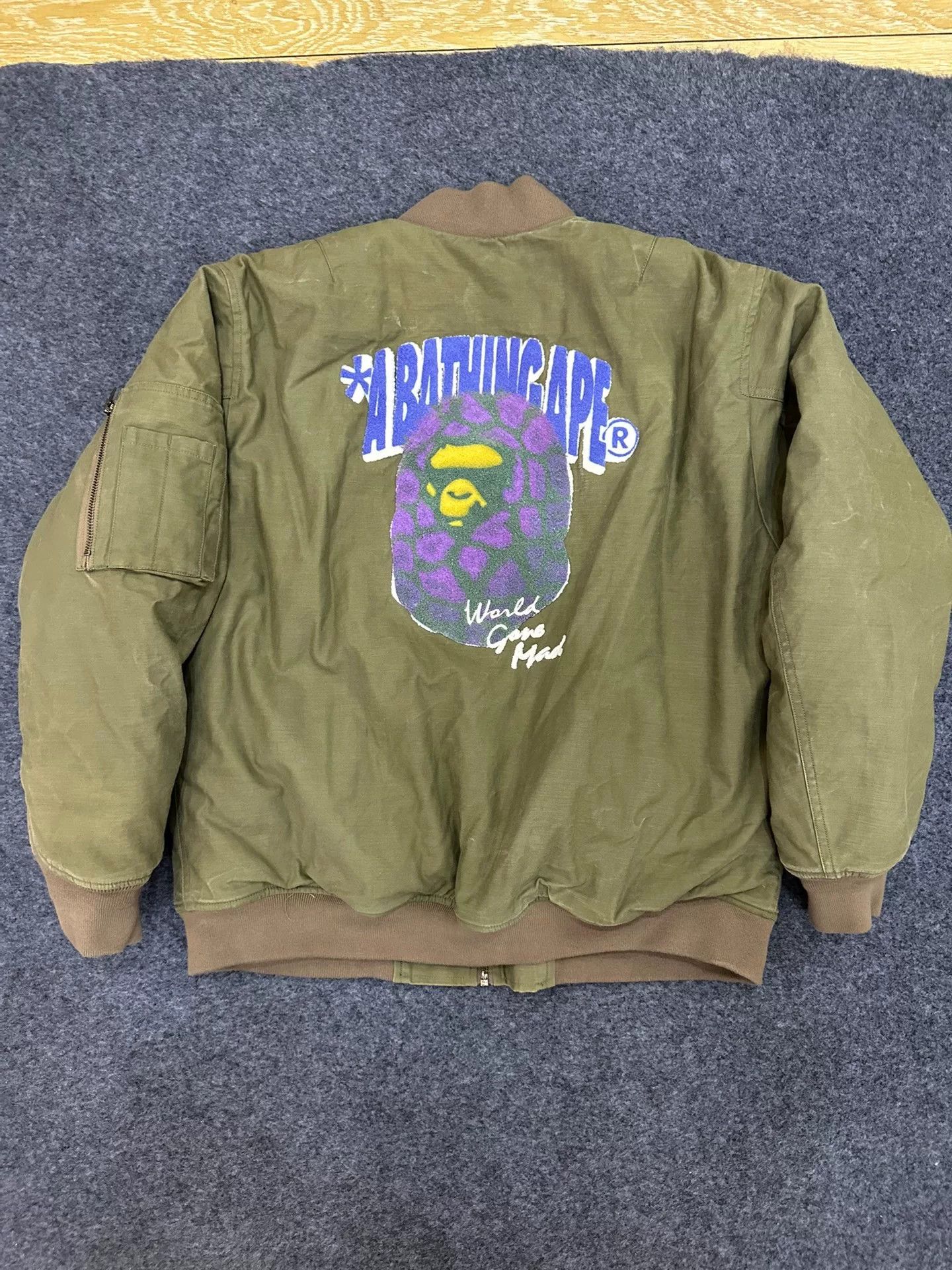 Bape Bape Graffiti Jacket Multi Shark Jacket Size US L / EU 52-54 / 3 - 2 Thumbnail
