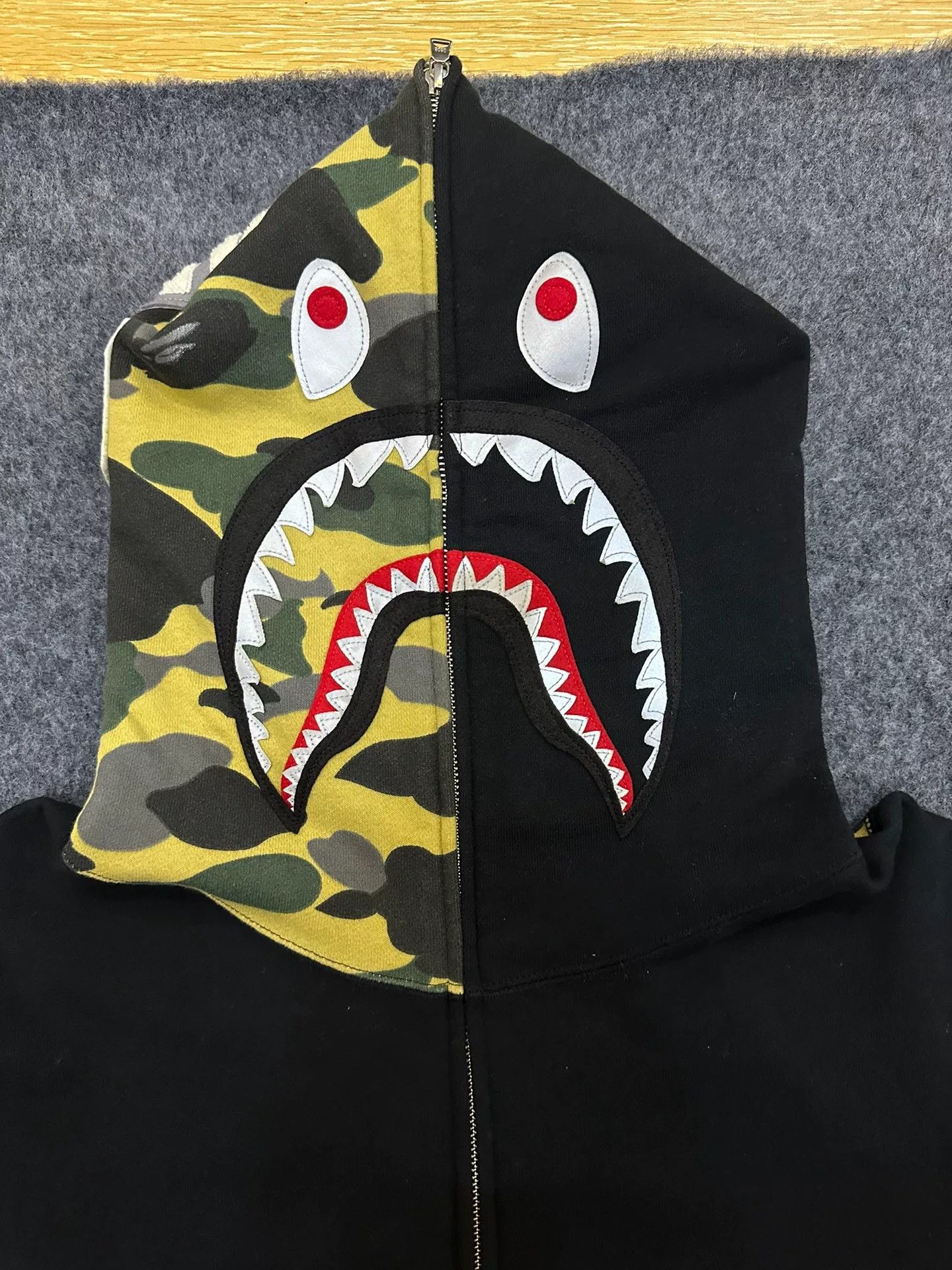 Bape Bape X Multi Shark Sweatshirt Pullover Size US XXL / EU 58 / 5 - 3 Thumbnail
