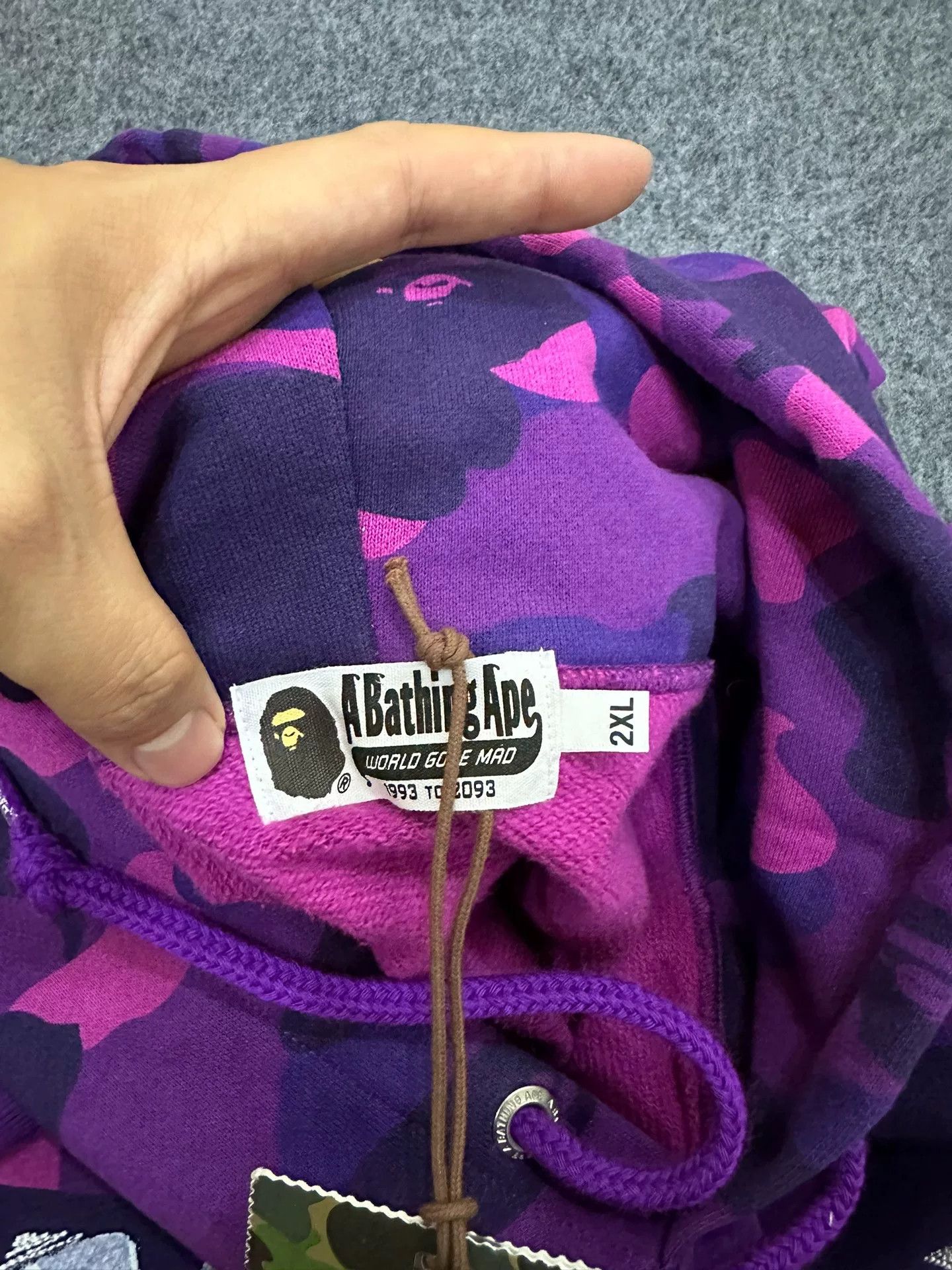 Bape Bape X Multi Glow Sweatshirt Pullover Size US XXL / EU 58 / 5 - 6 Thumbnail