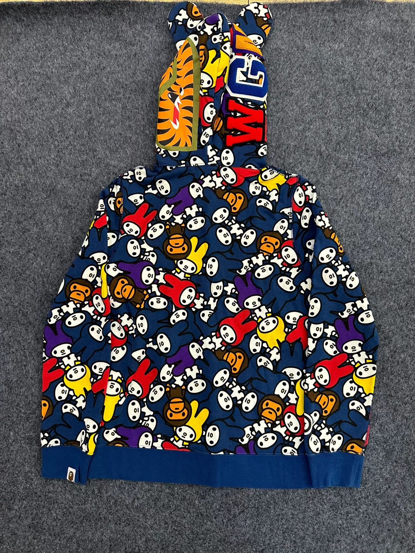 Bape Bape E Ody Multi Shark Sweatshirt Size US XS / EU 42 / 0 - 2 Thumbnail