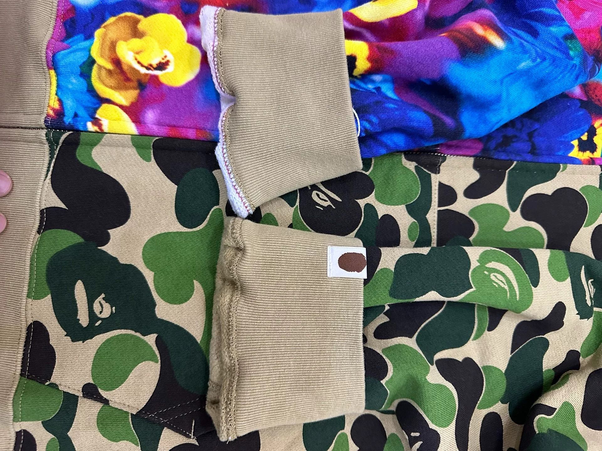 Bape Bape X Multi Shark Sweatshirt Pullover Size US XXL / EU 58 / 5 - 5 Thumbnail