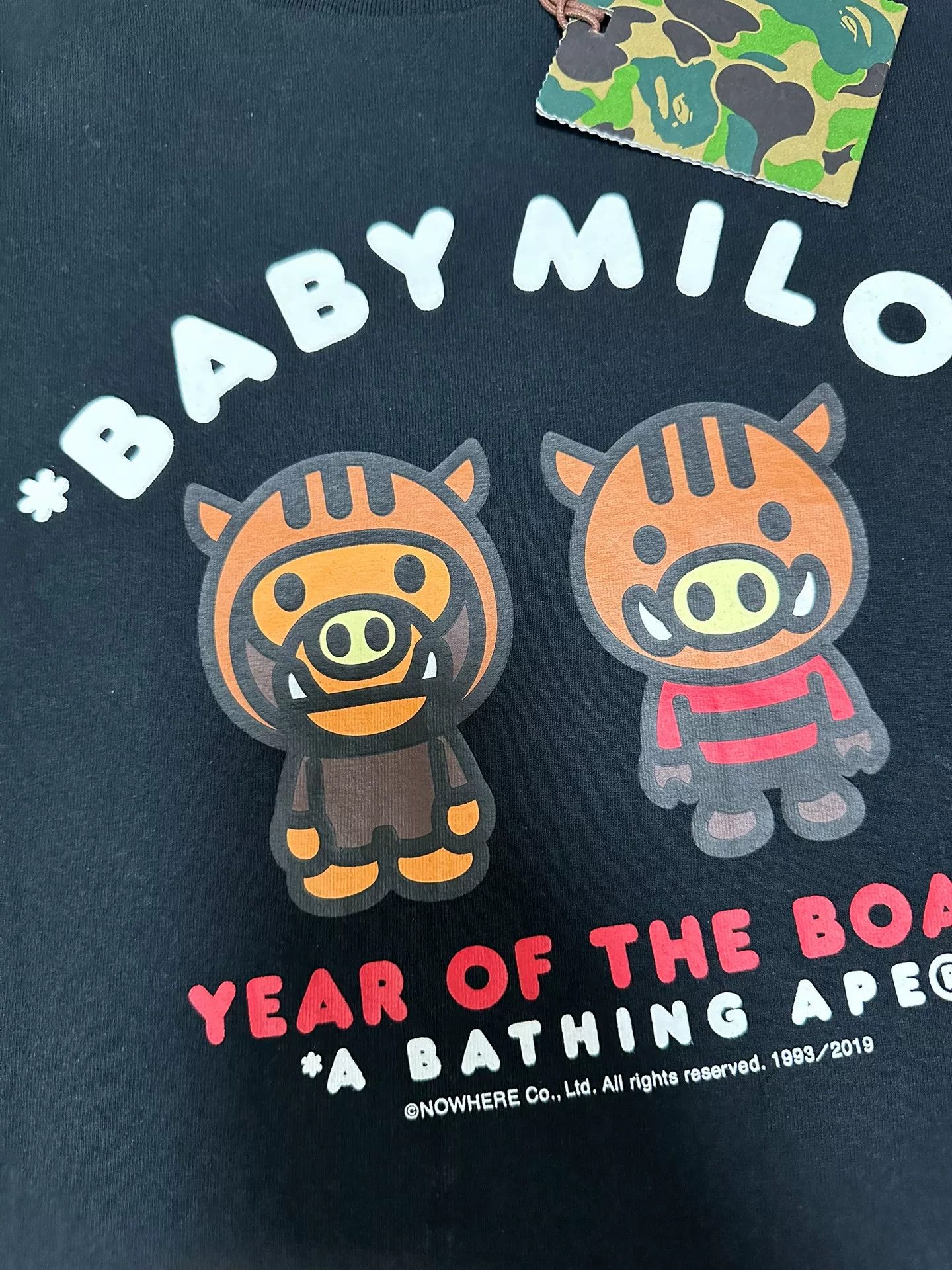 Bape Bape I O Multi Glow T-Shirt Casual Size US XL / EU 56 / 4 - 2 Thumbnail