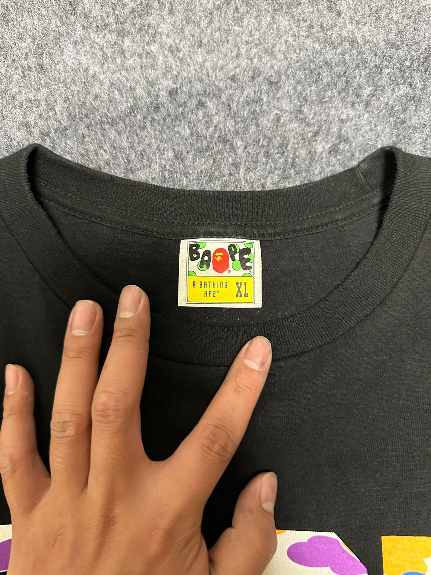 Bape Bape T Multi Shark T-Shirt Casual Size US L / EU 52-54 / 3 - 3 Thumbnail