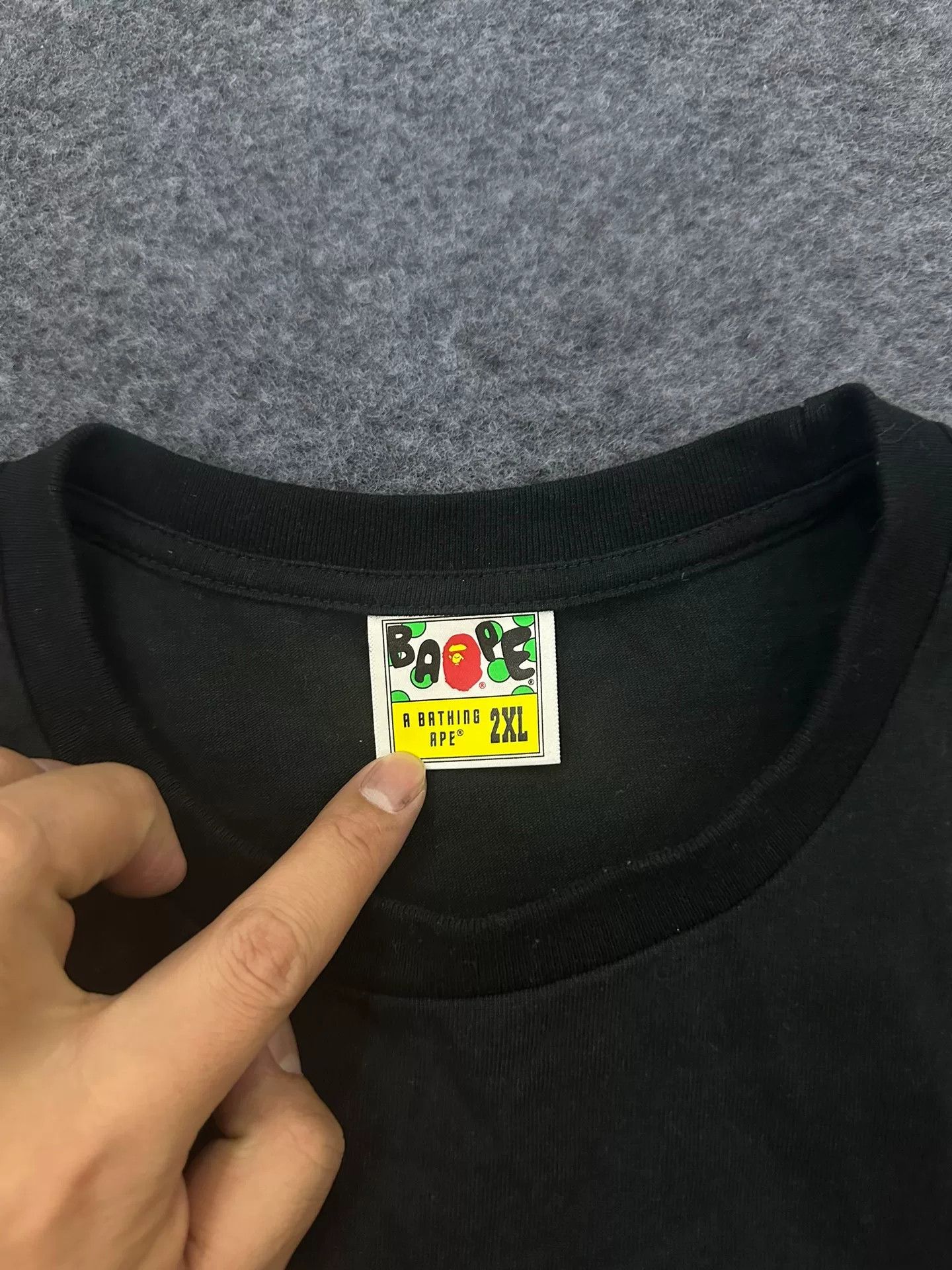 Bape Bape T Multi Glow T-Shirt Casual Size US XL / EU 56 / 4 - 5 Thumbnail