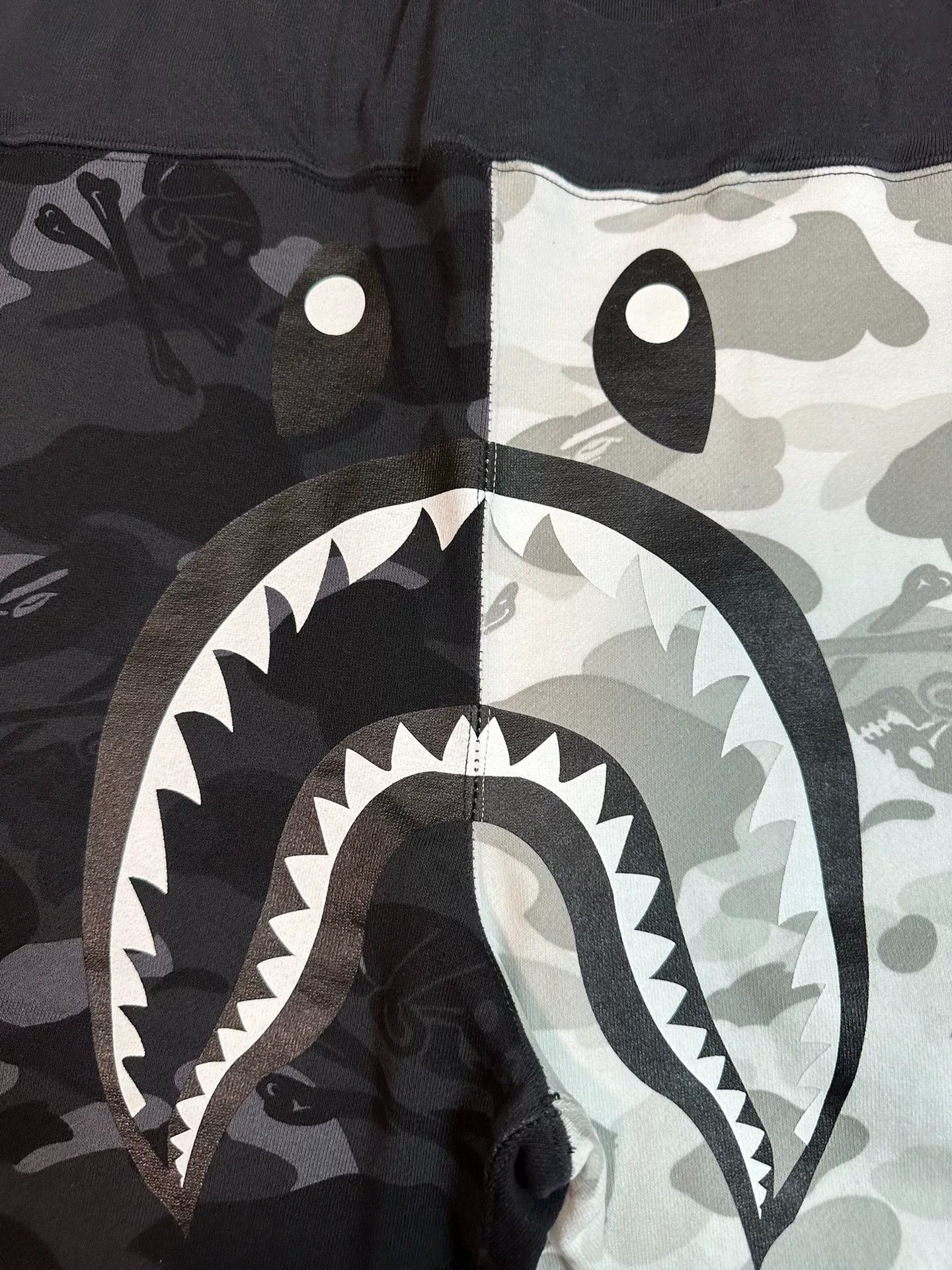 Bape Bape Nbhd Black-white Shark Collab Size US 36 / EU 52 - 3 Thumbnail
