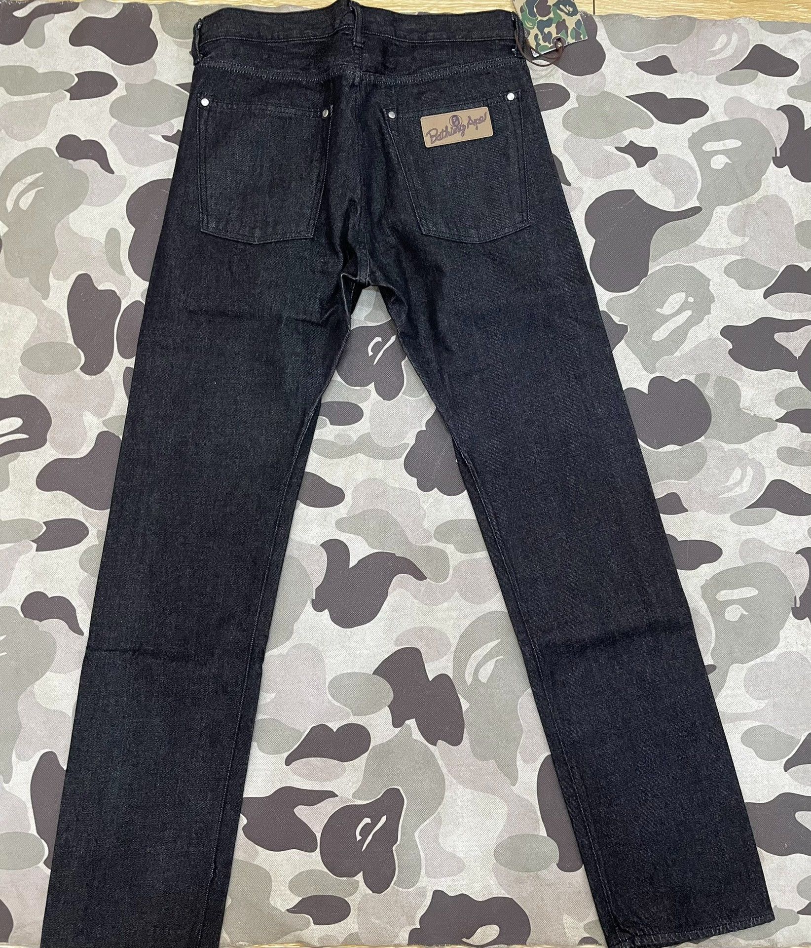 Bape Bape Black Shark Jeans Casual Designer Size US 30 / EU 46 - 2 Thumbnail