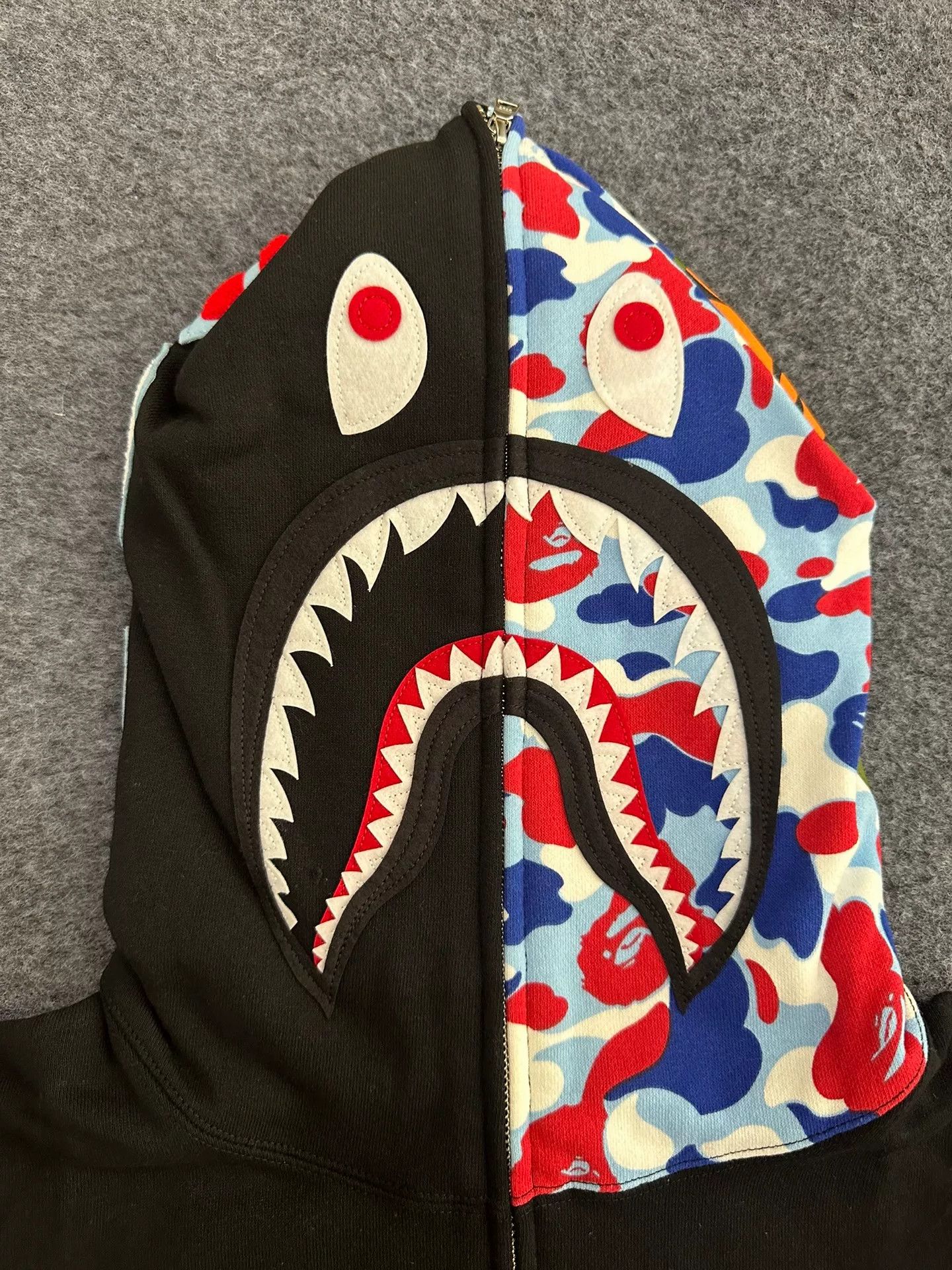 Bape Bape Multi Shark Sweatshirt Pullover Size US XL / EU 56 / 4 - 3 Thumbnail