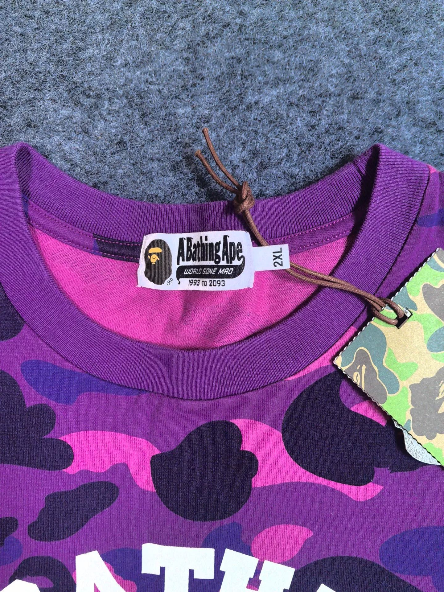 Bape Bape T Multi Glow T-Shirt Casual Size US XXL / EU 58 / 5 - 3 Thumbnail