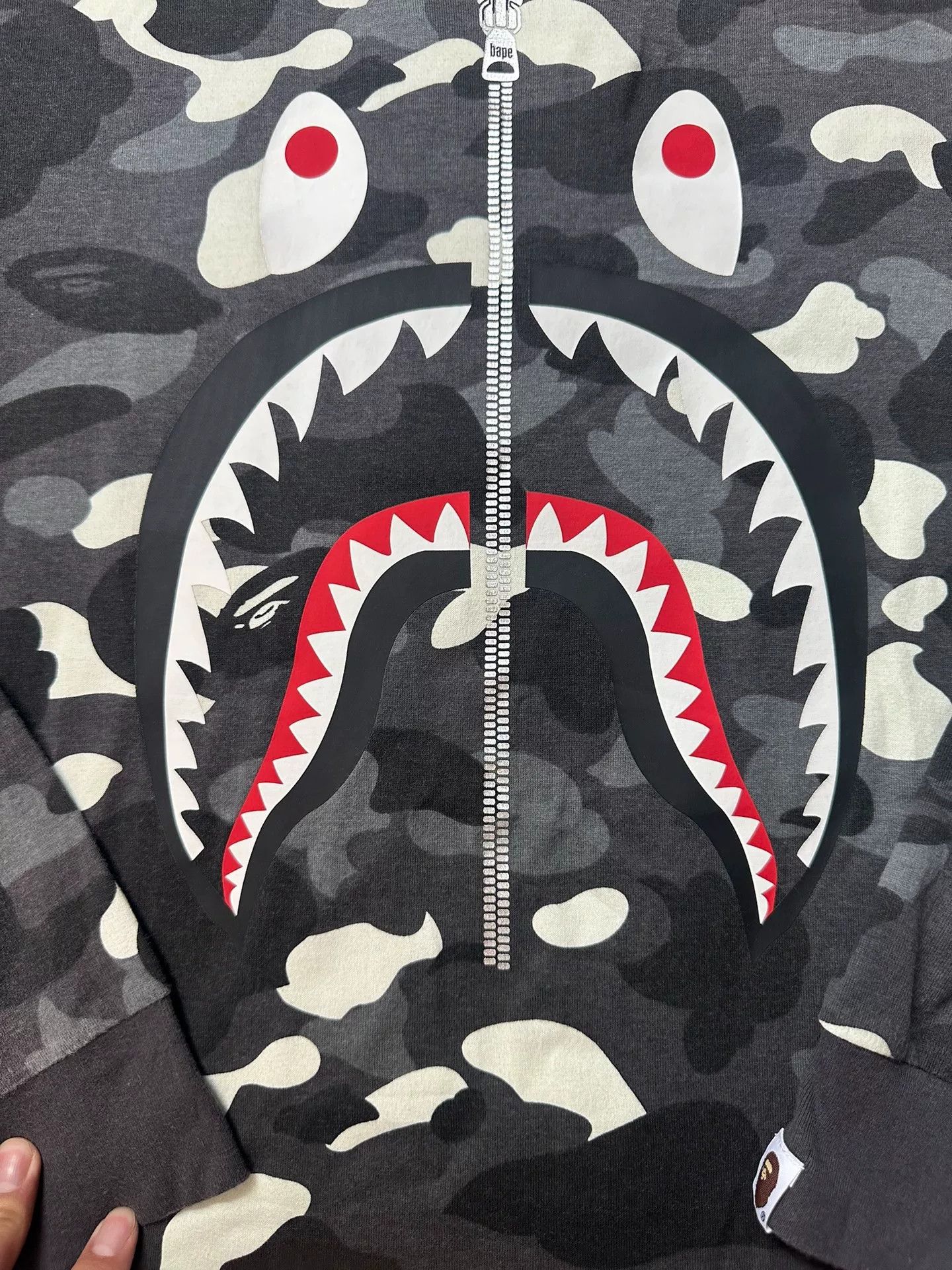 Bape Bape T Multi Shark Long Sleeve Tee Size US M / EU 48-50 / 2 - 3 Thumbnail