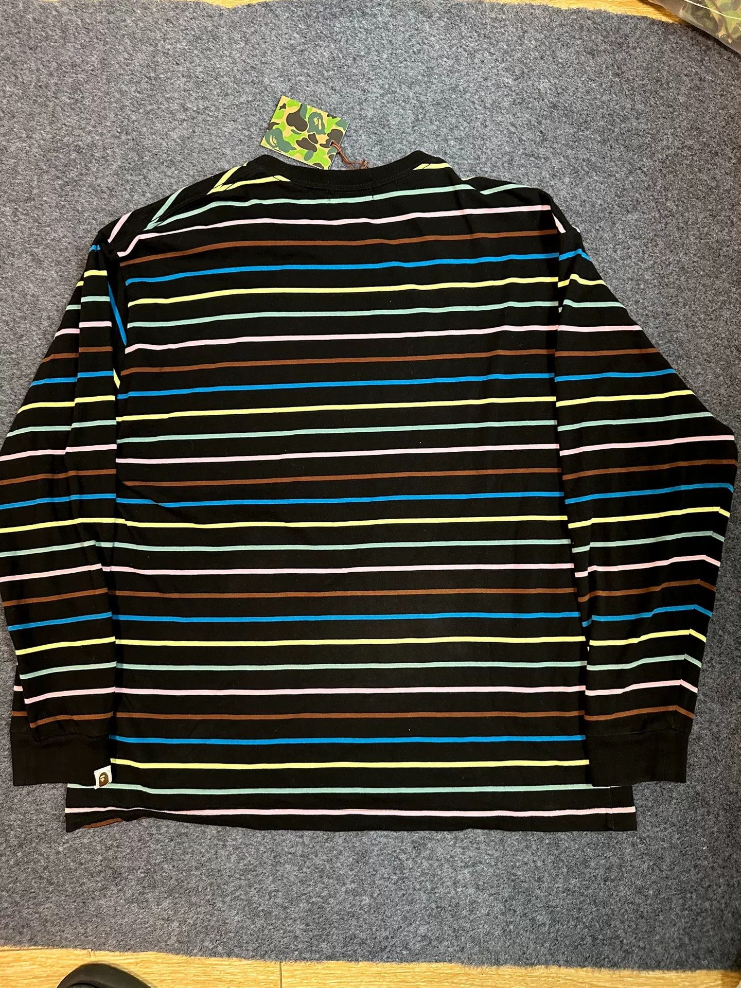 Bape Bape T Multi Glow Long Sleeve Tee Size US XXL / EU 58 / 5 - 2 Thumbnail