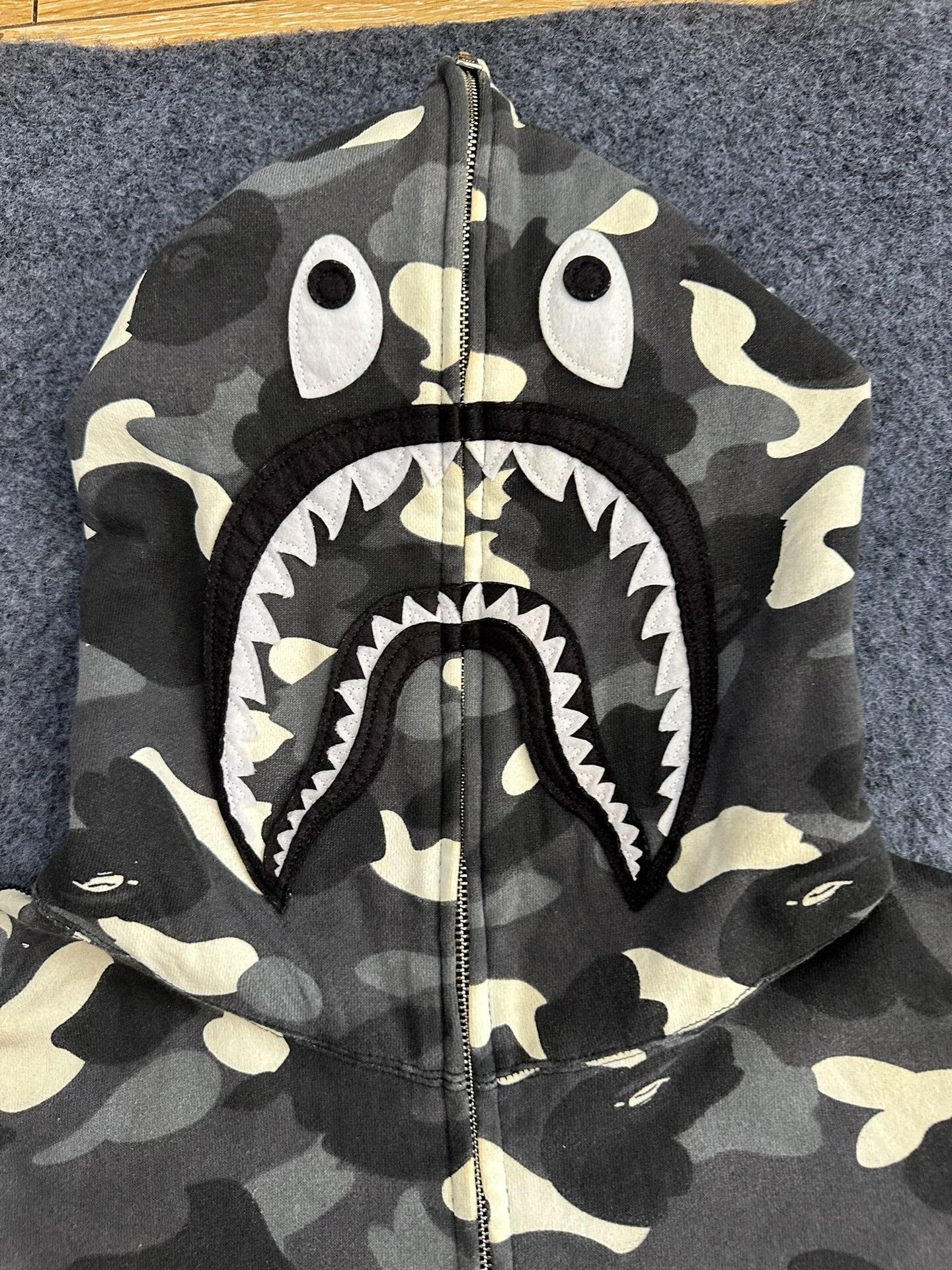 Bape Bape X Multi Shark Sweatshirt Pullover Size US XXL / EU 58 / 5 - 3 Thumbnail