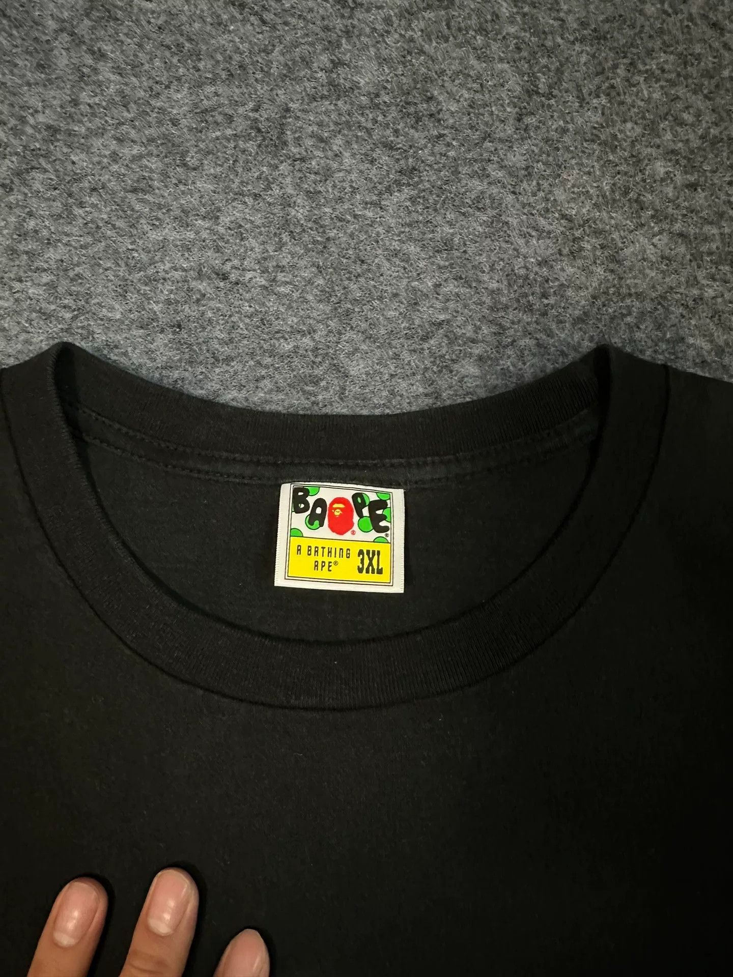 Bape Bape T Multi Glow Long Sleeve Tee Size US XXL / EU 58 / 5 - 4 Thumbnail