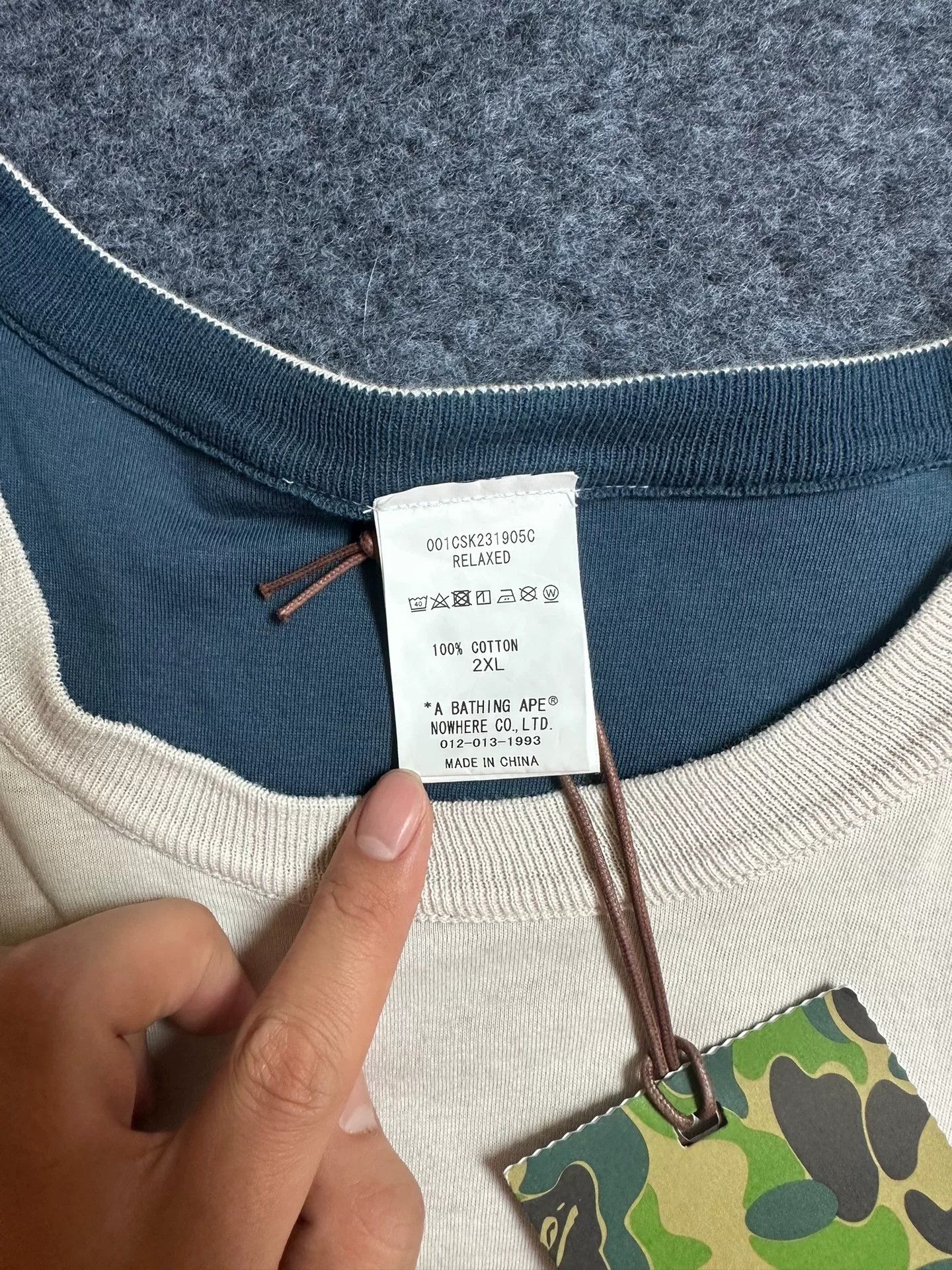 Bape Bape X Ean Wother Poon Multi Glow T-Shirt Size US XXL / EU 58 / 5 - 4 Thumbnail