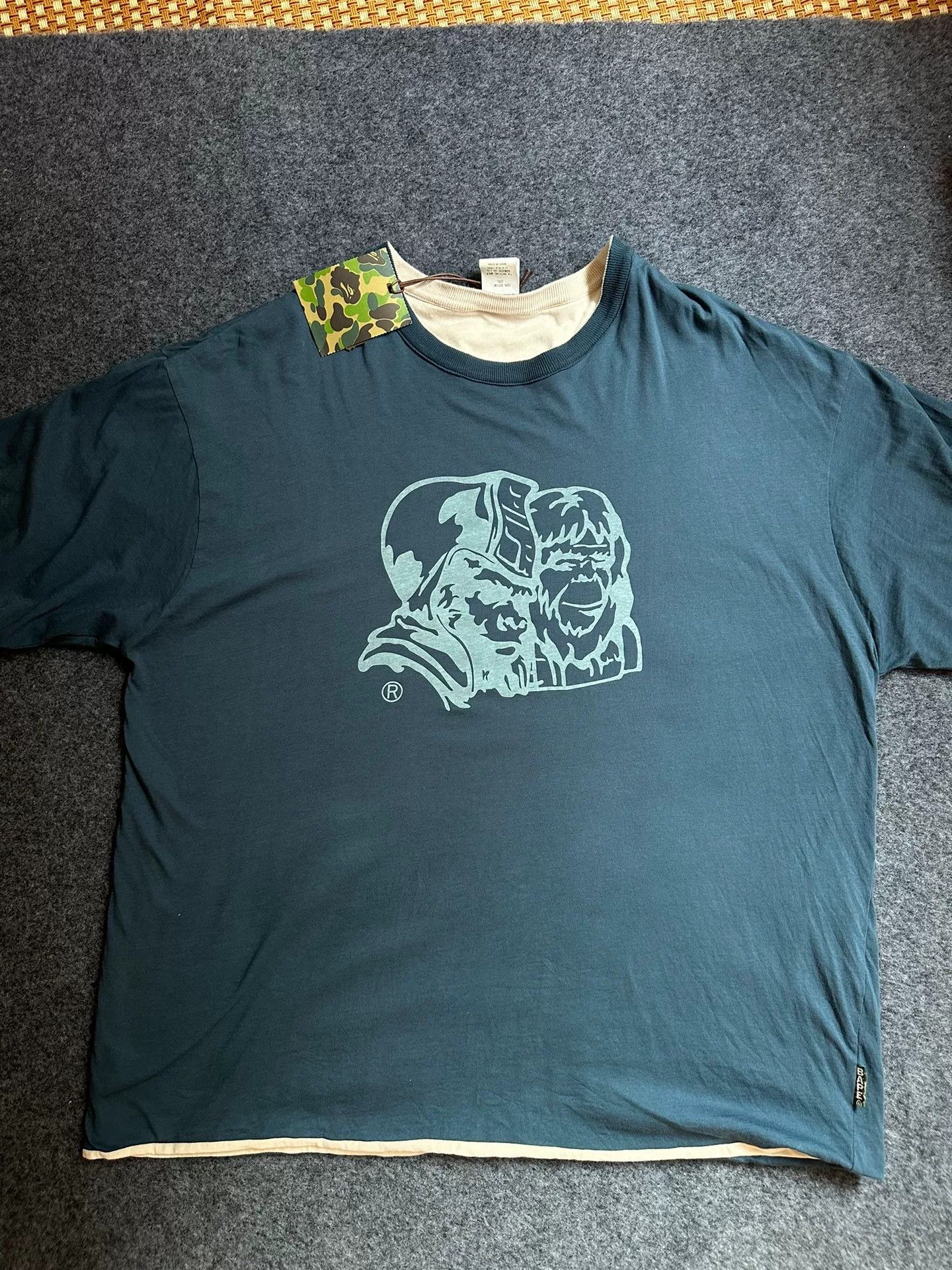 Bape Bape X Ean Wother Poon Multi Glow T-Shirt Size US XXL / EU 58 / 5 - 2 Thumbnail