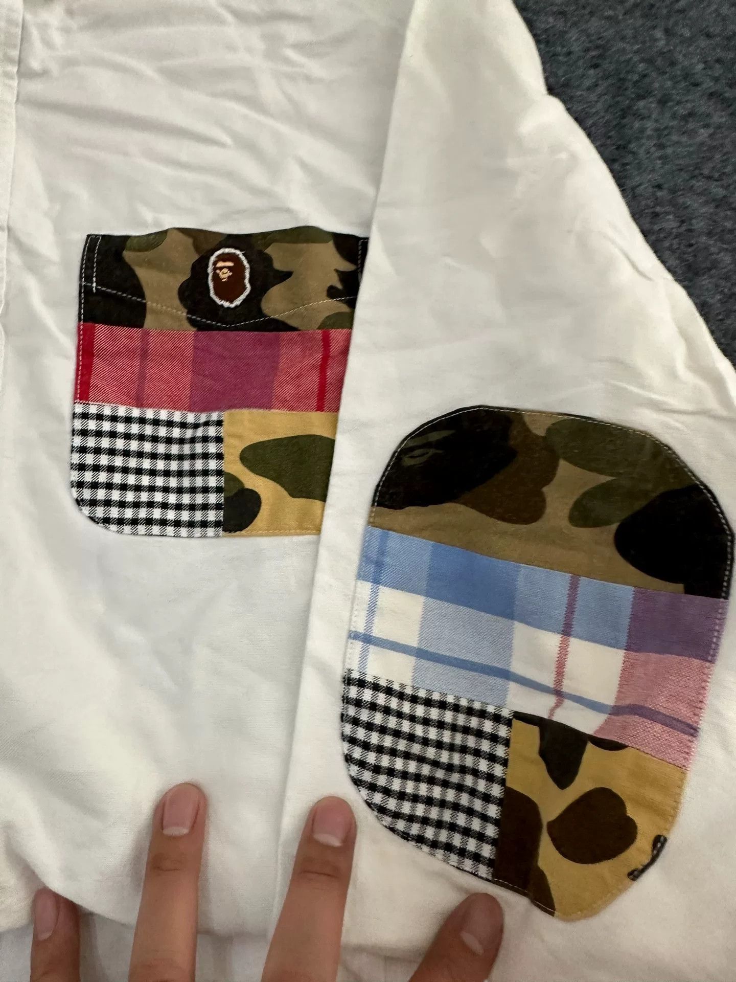 Bape Bape Multi Glow Shirt Casual Short Sleeve Size US L / EU 52-54 / 3 - 4 Thumbnail