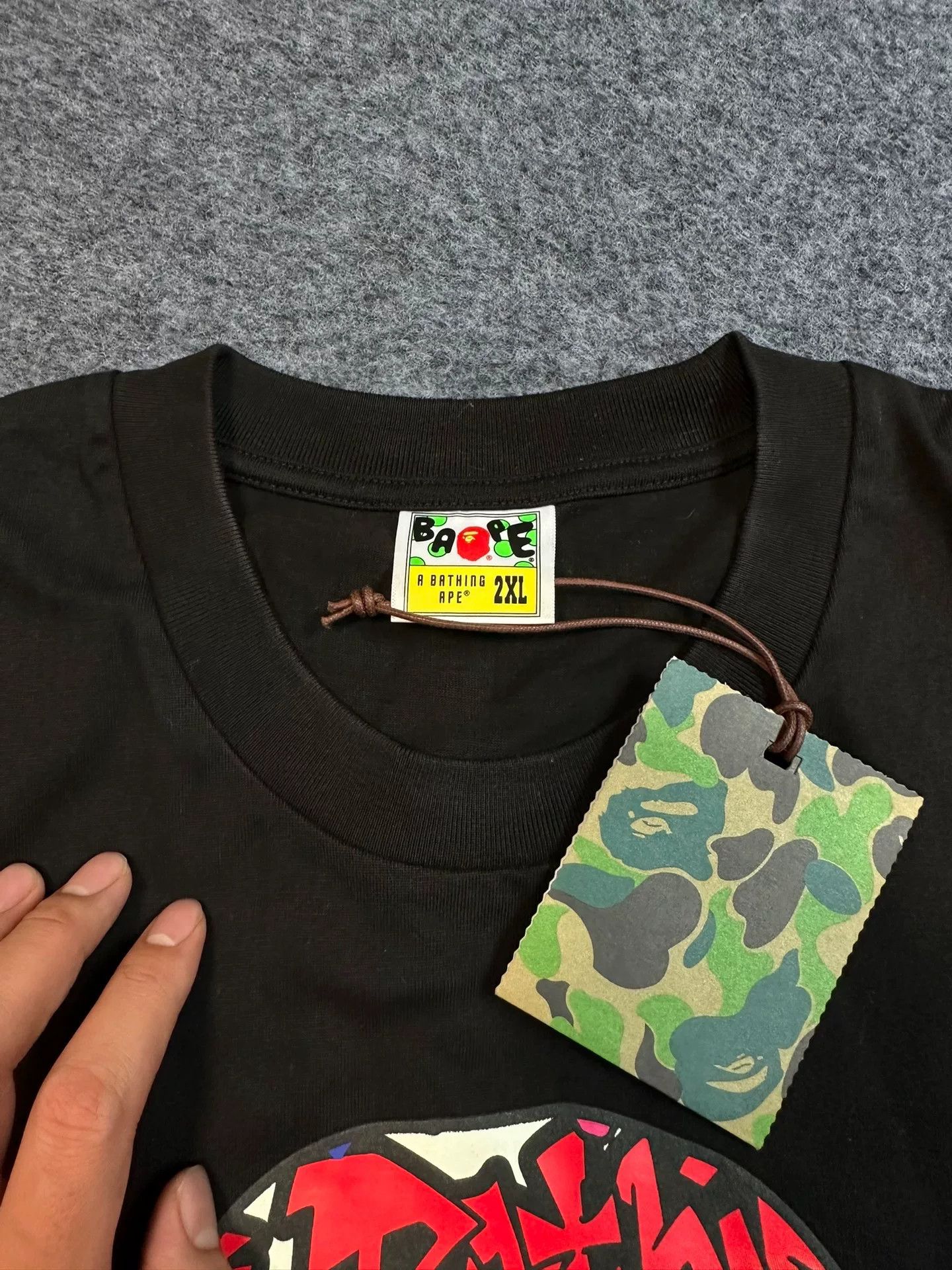 Bape Bape T Multi Glow T-Shirt Casual Size US XXL / EU 58 / 5 - 4 Thumbnail