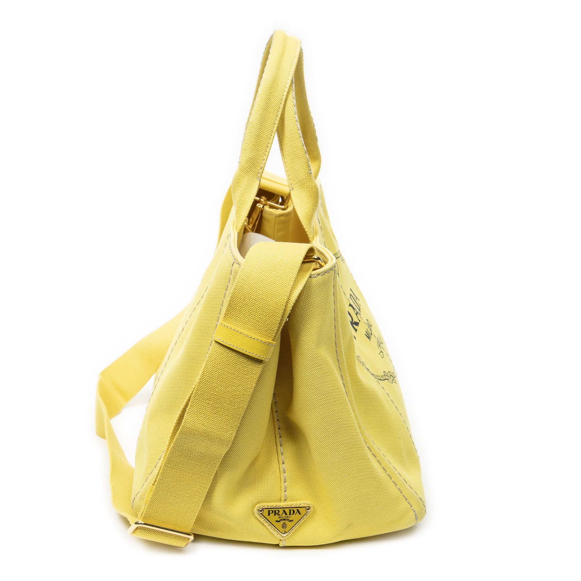 Prada Large Canapa Tote Size ONE SIZE - 4 Thumbnail