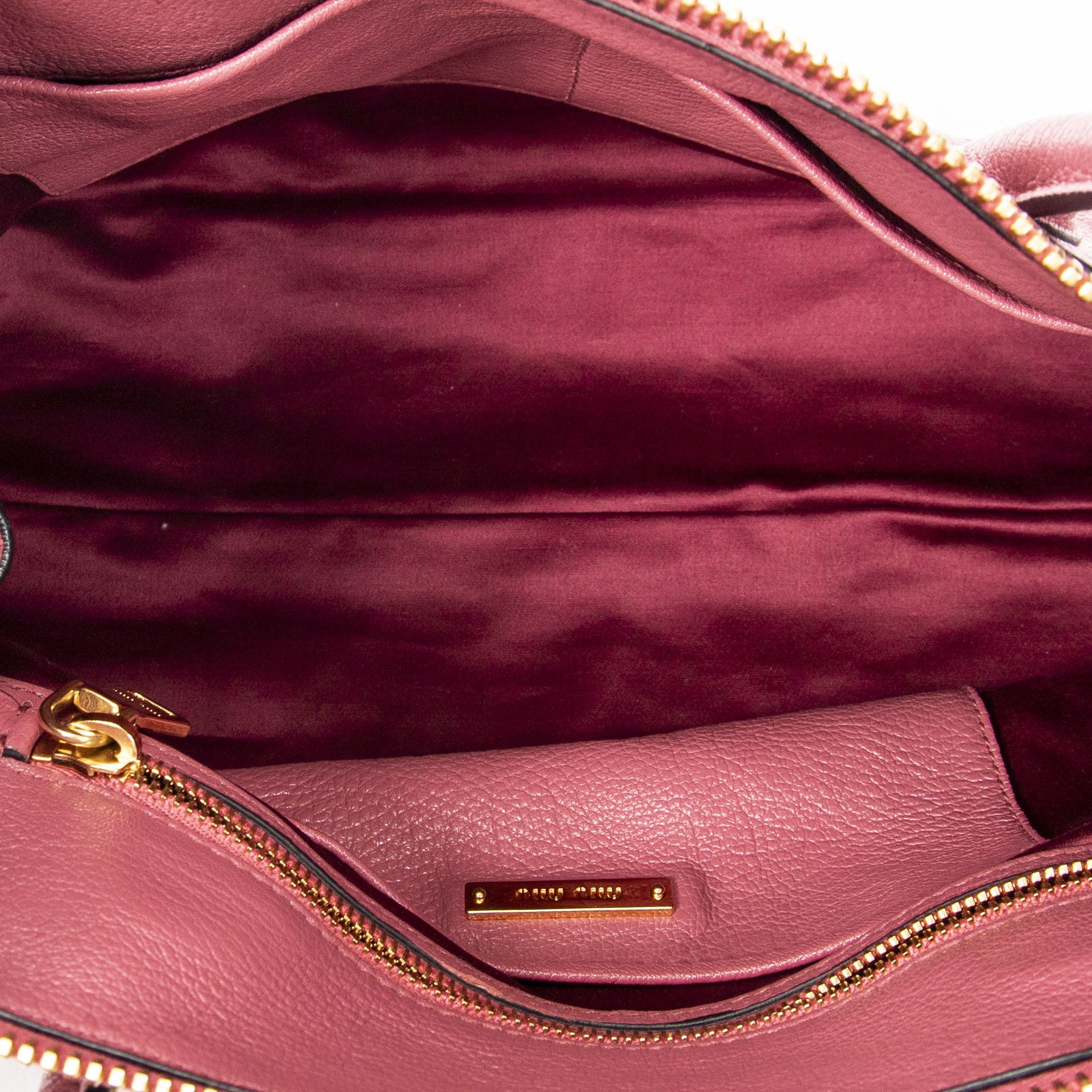 Miu Miu Side Zip Convertible Tote Size ONE SIZE - 9 Thumbnail