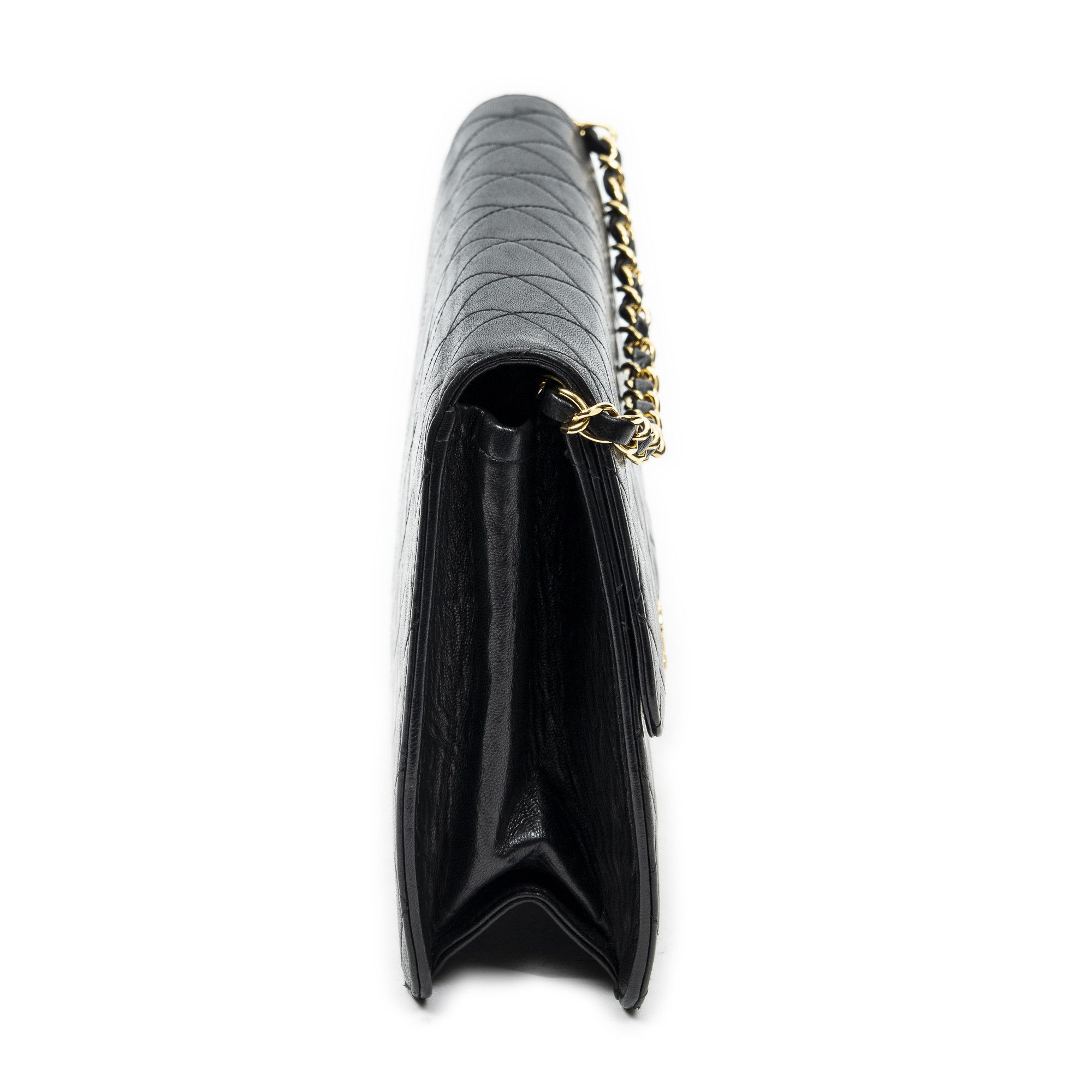 Chanel Vintage Push Lock Straight Flap Size ONE SIZE - 4 Thumbnail