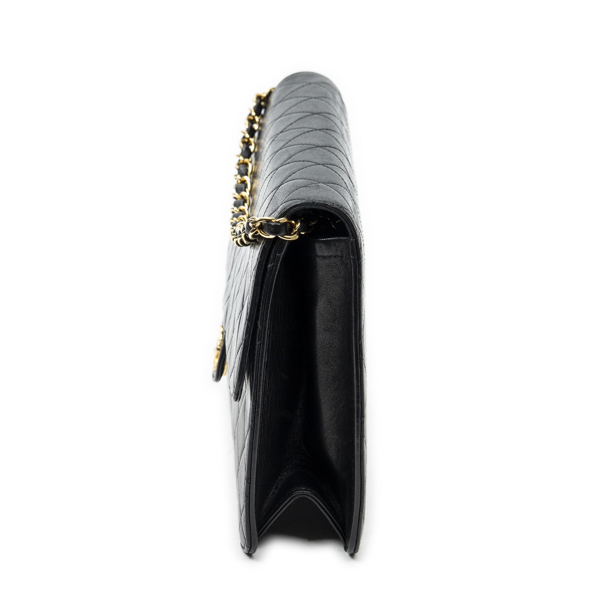 Chanel Vintage Push Lock Straight Flap Size ONE SIZE - 3 Thumbnail