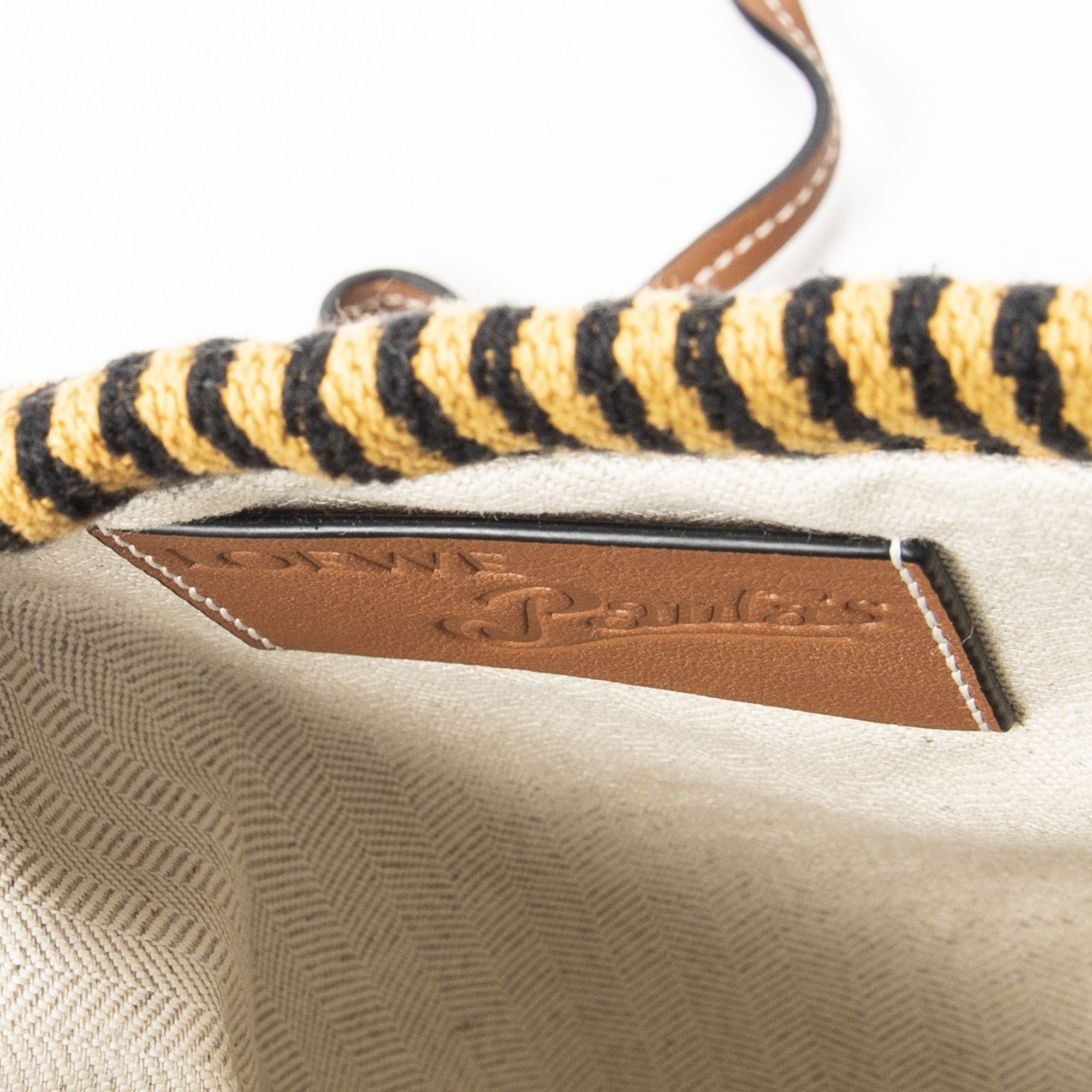 Loewe Embroidered Drawstring Pouch Crossbody Size ONE SIZE - 10 Thumbnail
