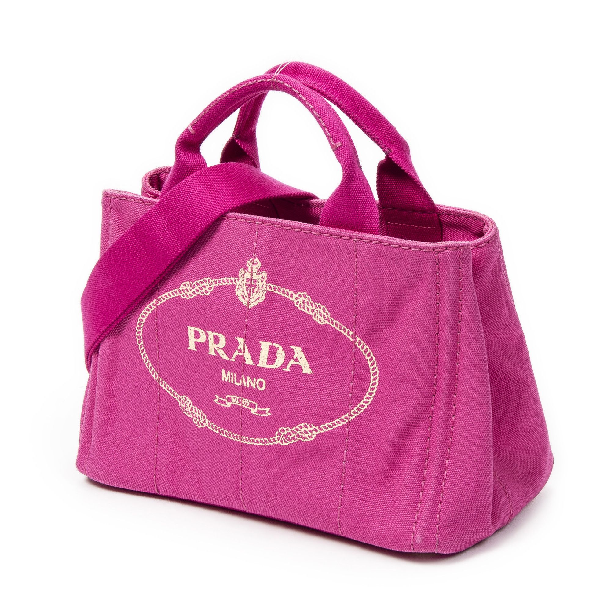 Prada Small Canapa Tote Size ONE SIZE - 2 Thumbnail