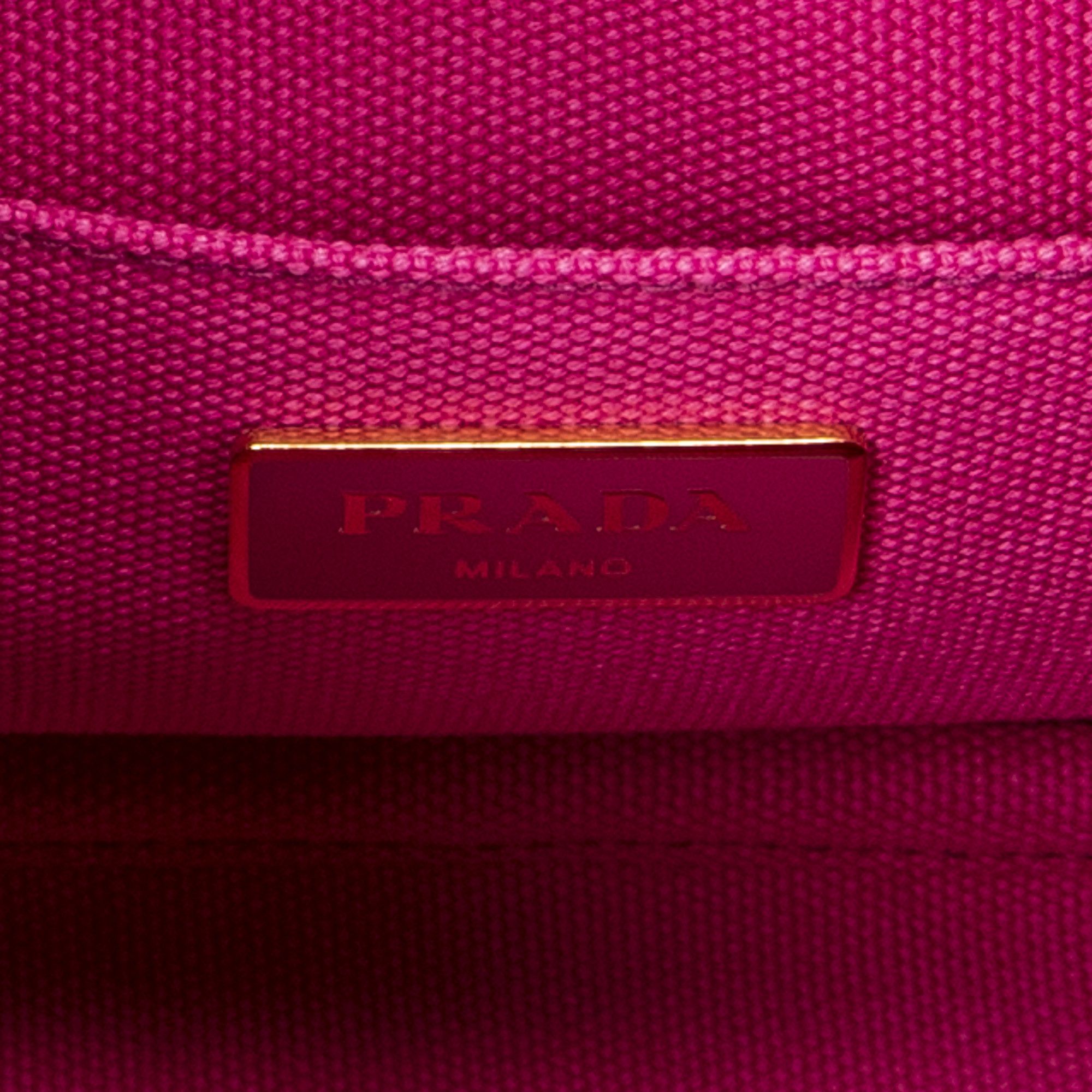 Prada Small Canapa Tote Size ONE SIZE - 10 Thumbnail