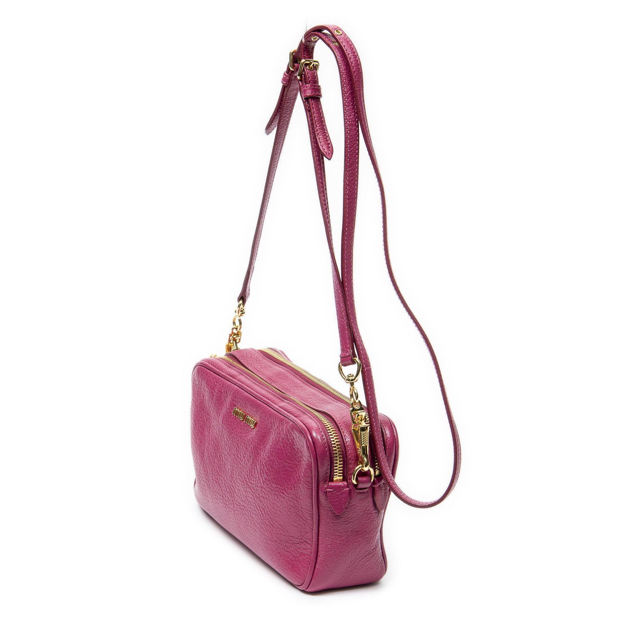 Miu Miu Double Zip Camera Crossbody Size ONE SIZE - 2 Thumbnail