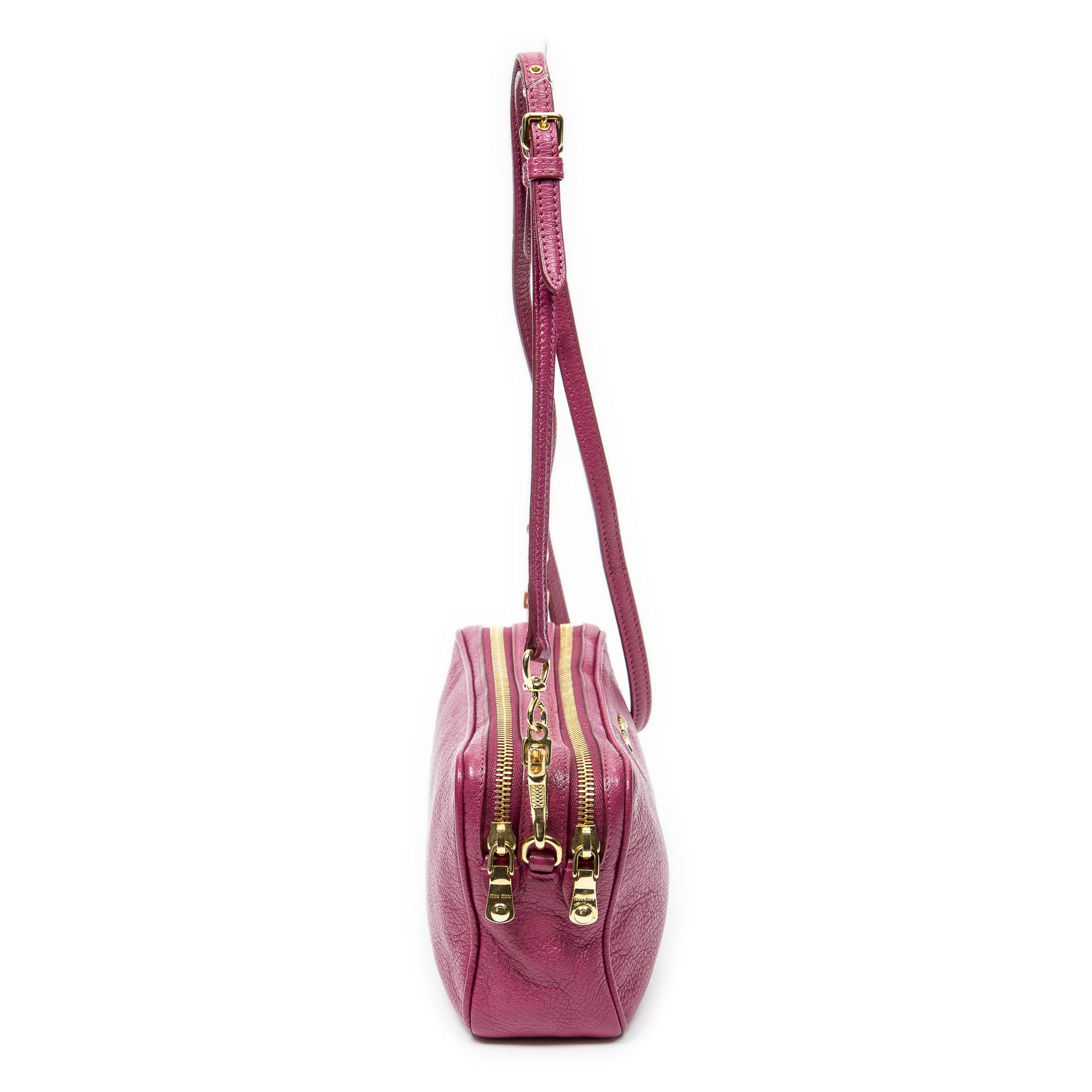 Miu Miu Double Zip Camera Crossbody Size ONE SIZE - 4 Thumbnail