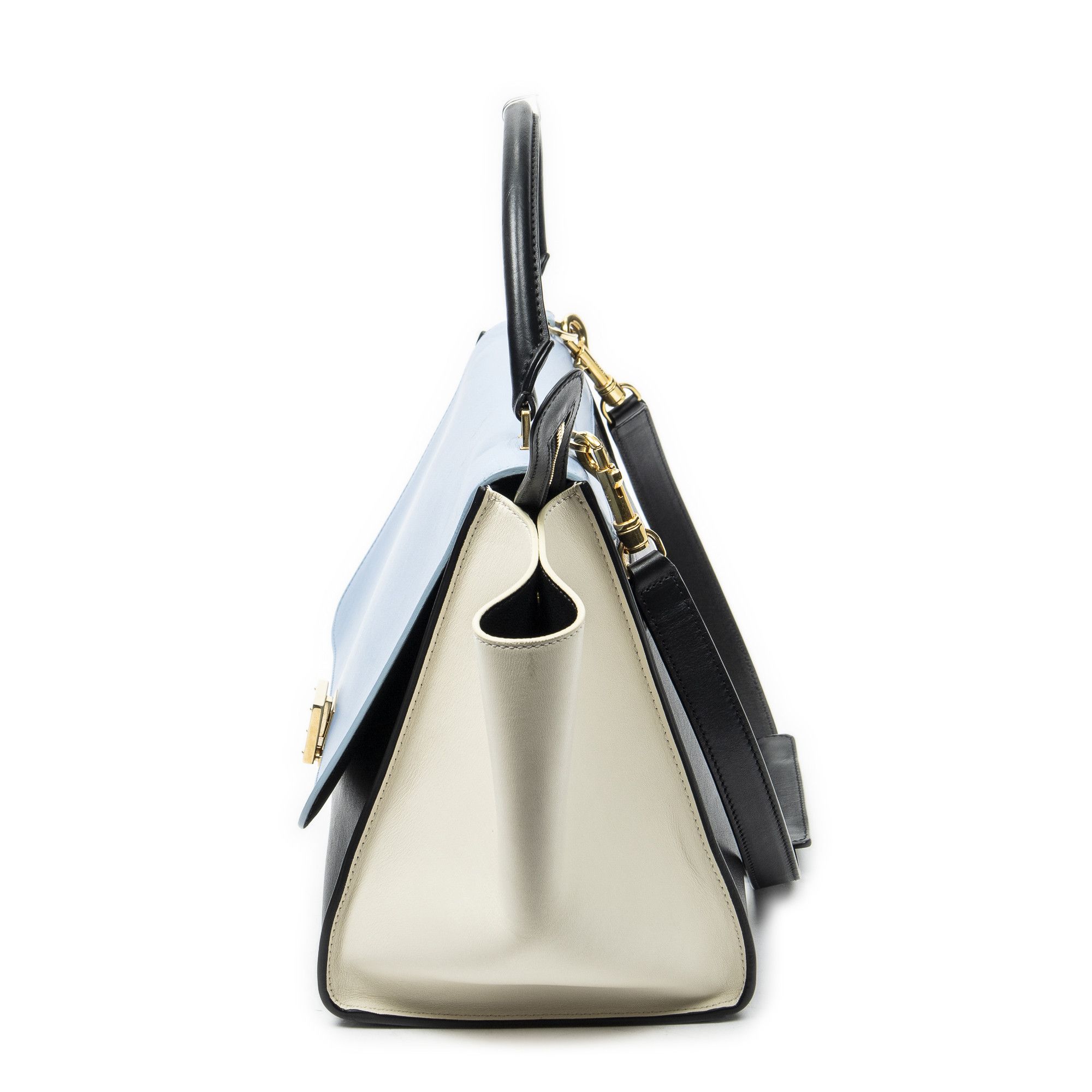 Celine Medium Tricolor Trapeze Size ONE SIZE - 3 Thumbnail