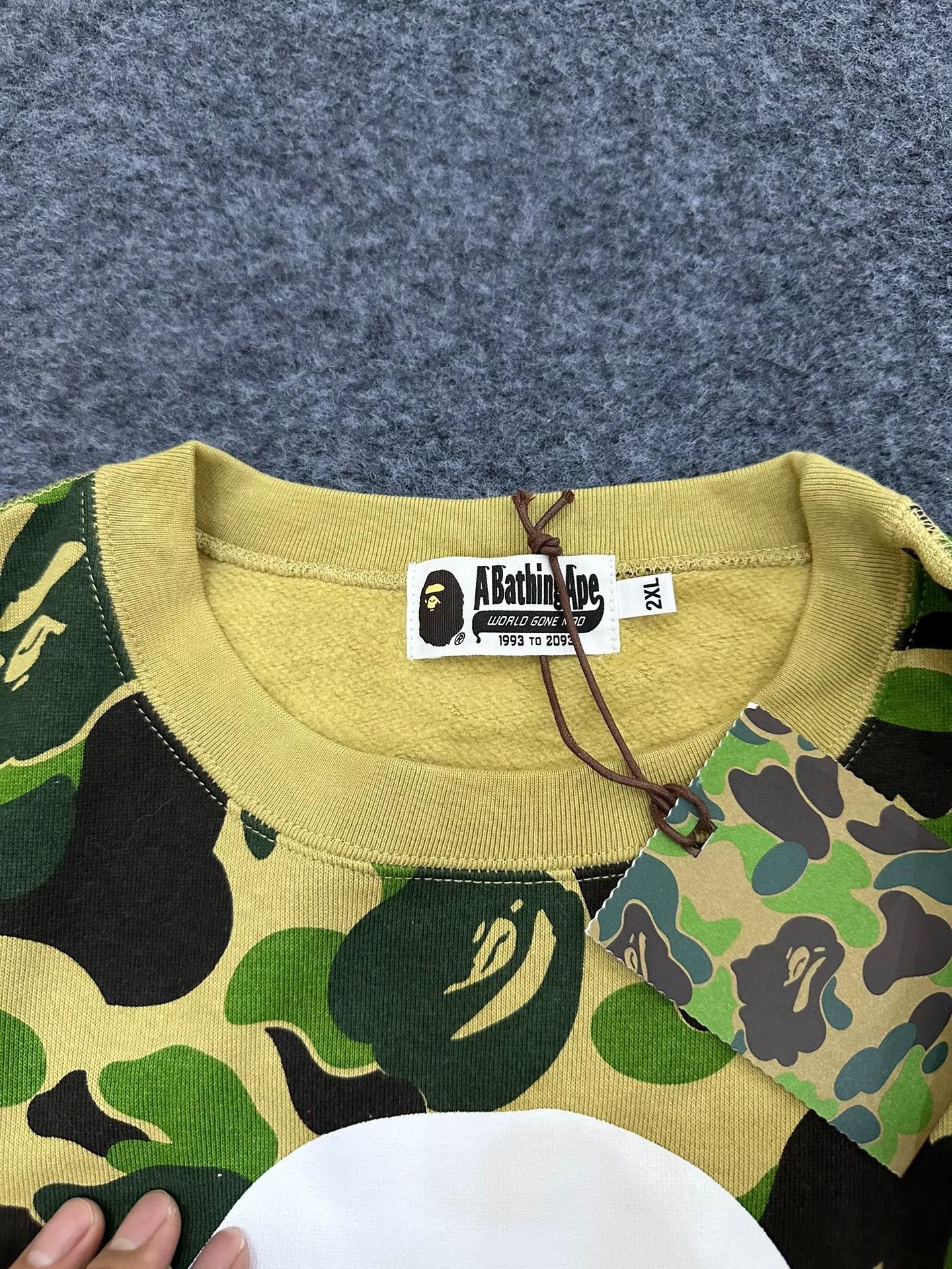 Bape Bape X Multi Glow Sweatshirt Pullover Size US XXL / EU 58 / 5 - 6 Thumbnail