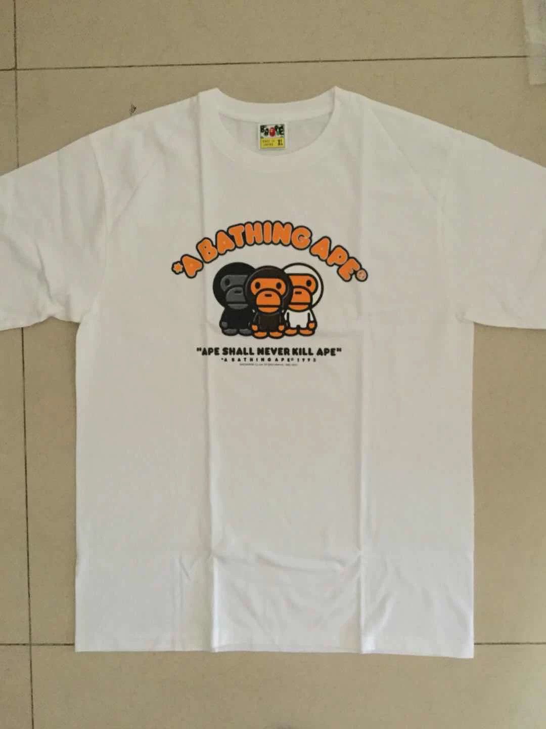 Bape Bape T Shark T-Shirt Casual Short Sleeve Size US XL / EU 56 / 4 - 8 Thumbnail