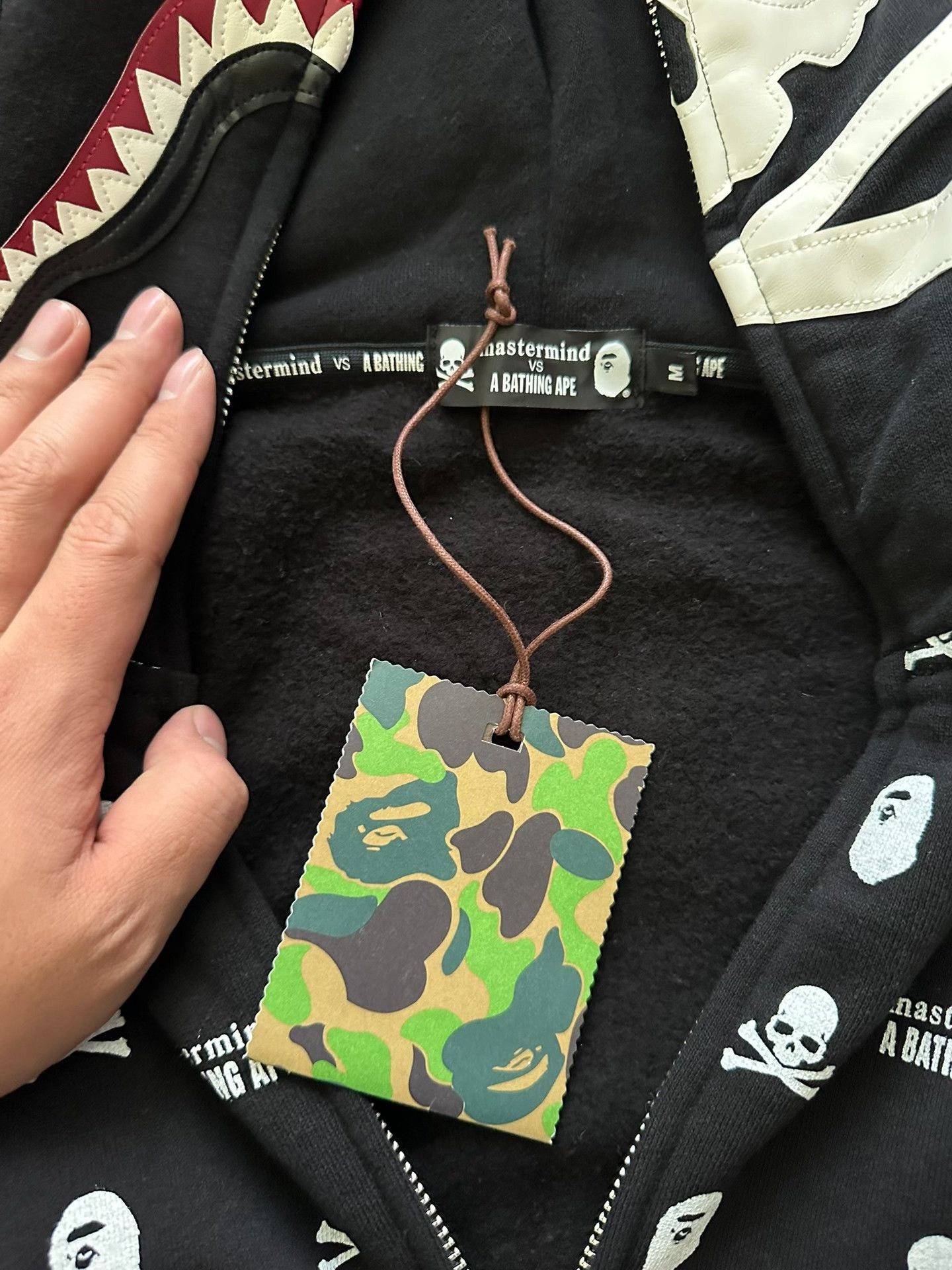 Bape × Mastermind Japan Bape J Multi Shark Sweatshirt Pullover Size US M / EU 48-50 / 2 - 6 Thumbnail