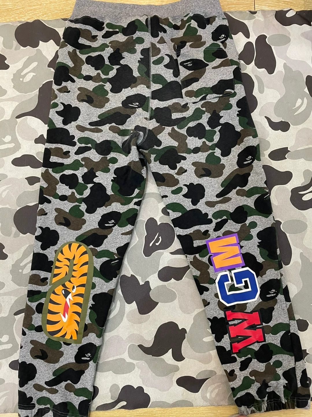 Bape Bape Gray Shark Denim Designer Size US 32 / EU 48 - 2 Thumbnail