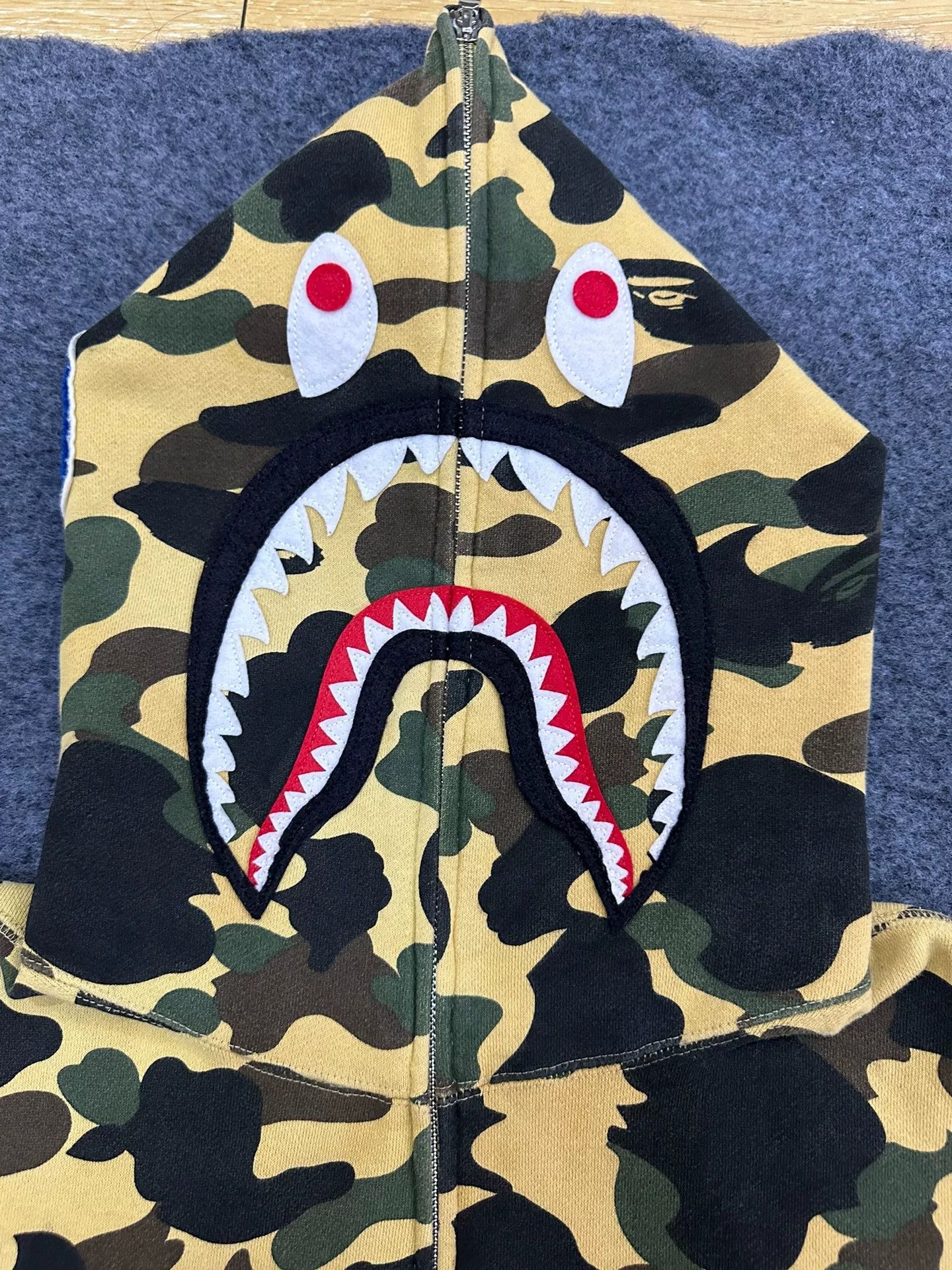 Bape Bape X Multi Shark Sweatshirt Pullover Size US XXL / EU 58 / 5 - 3 Thumbnail
