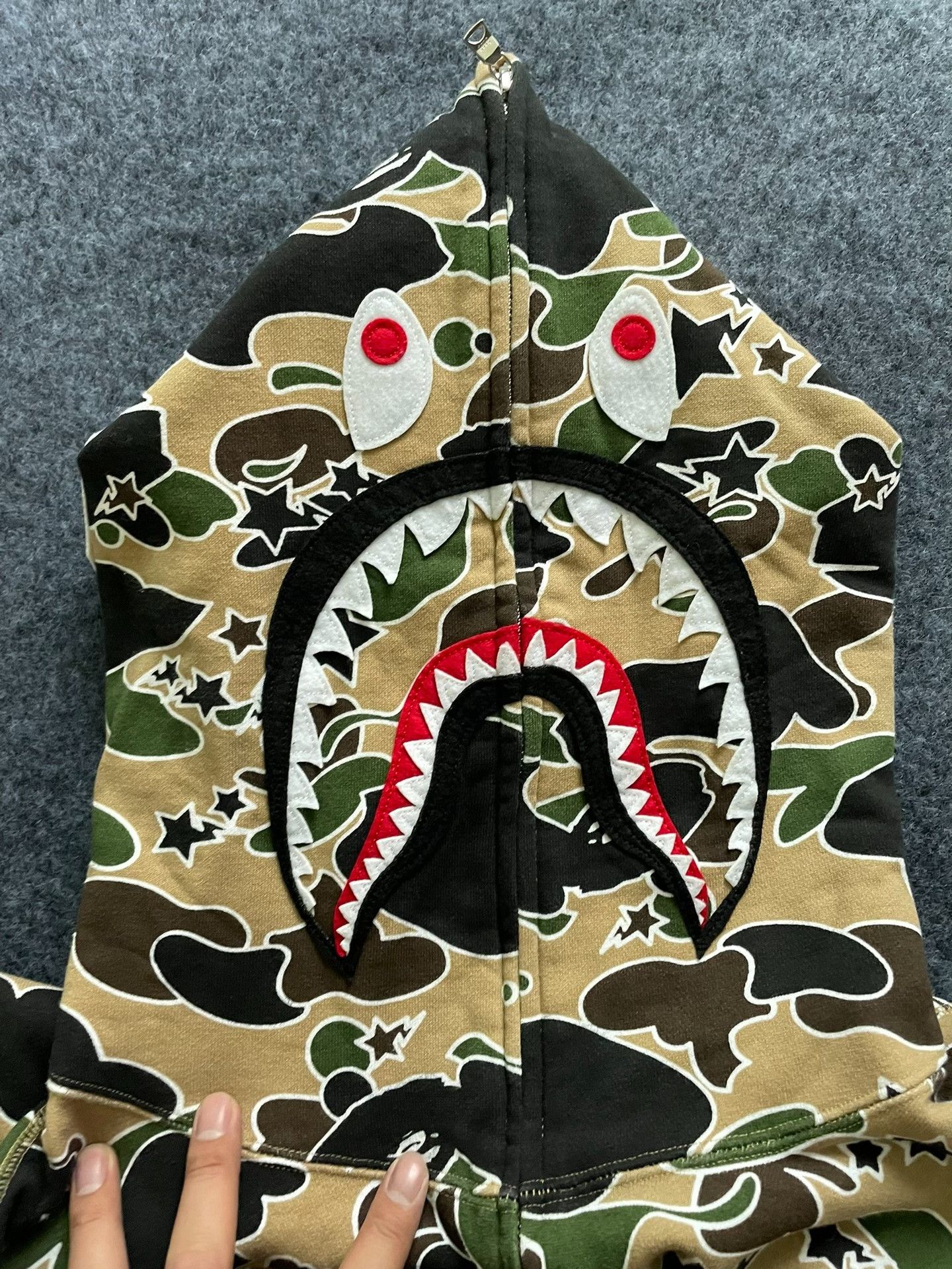 Bape Bape Ta Multi Shark Sweatshirt Size US XXL / EU 58 / 5 - 8 Thumbnail