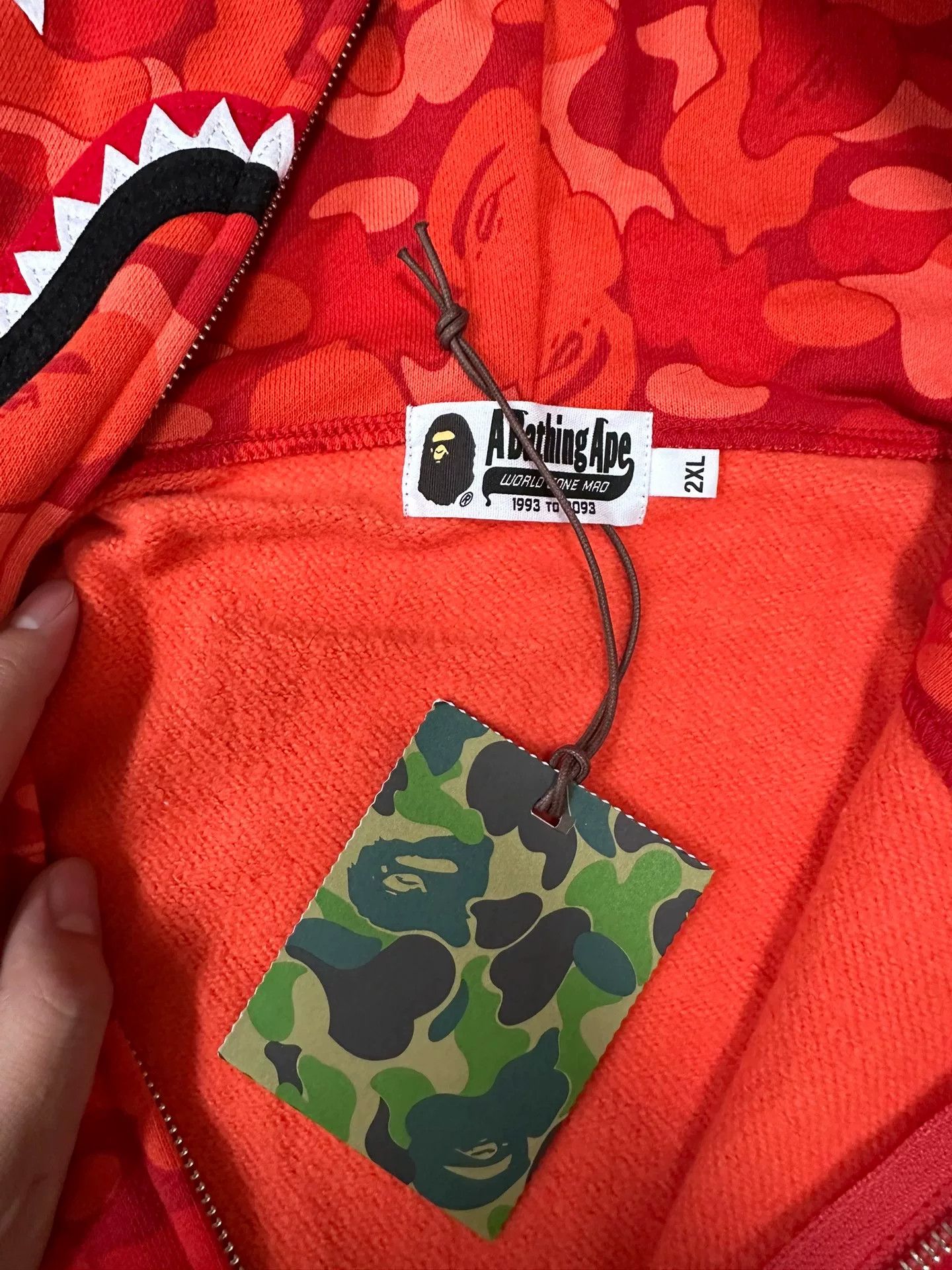 Bape Bape X Multi Shark Sweatshirt Pullover Size US XXL / EU 58 / 5 - 4 Thumbnail