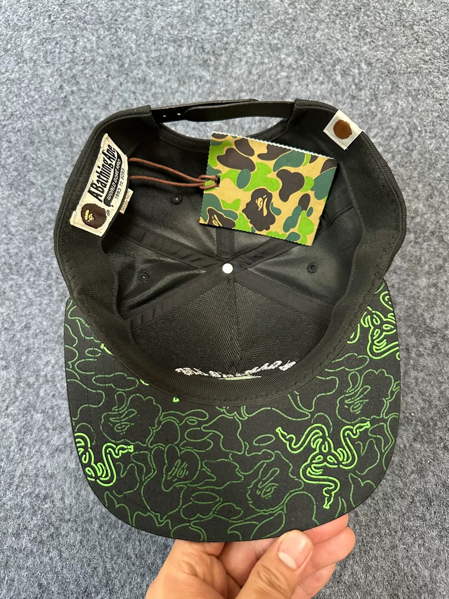 Bape Bape Multi Glow Hat Designer Casual Size US XL / EU 56 / 4 - 3 Thumbnail