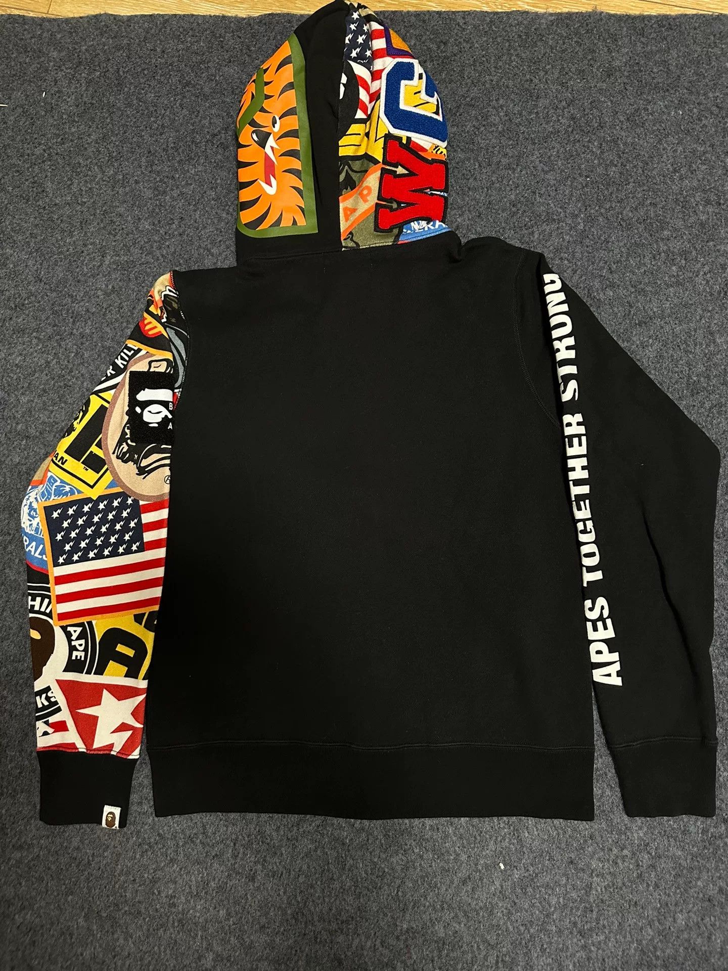 Bape Bape Multi Shark Velcro Designer Size US M / EU 48-50 / 2 - 2 Thumbnail